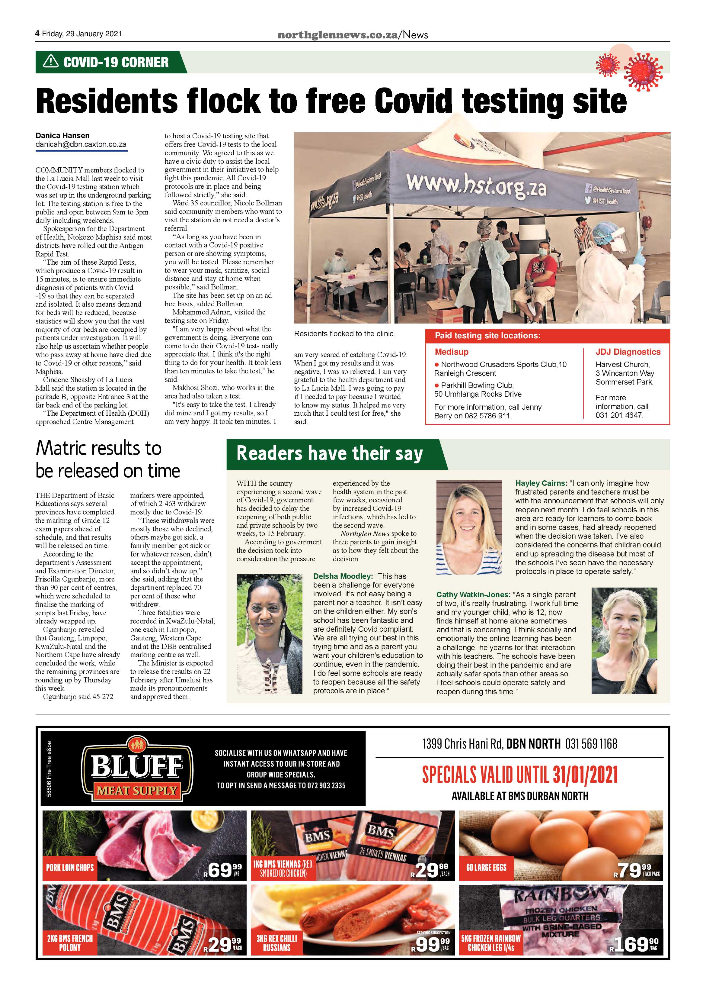 Northglen News 29 January 2021 page 4