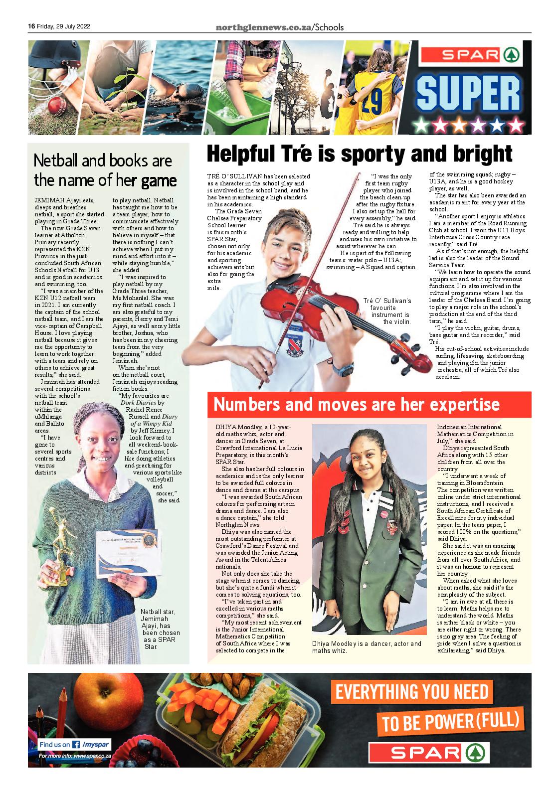 Northglen News 29 July 2022 page 16
