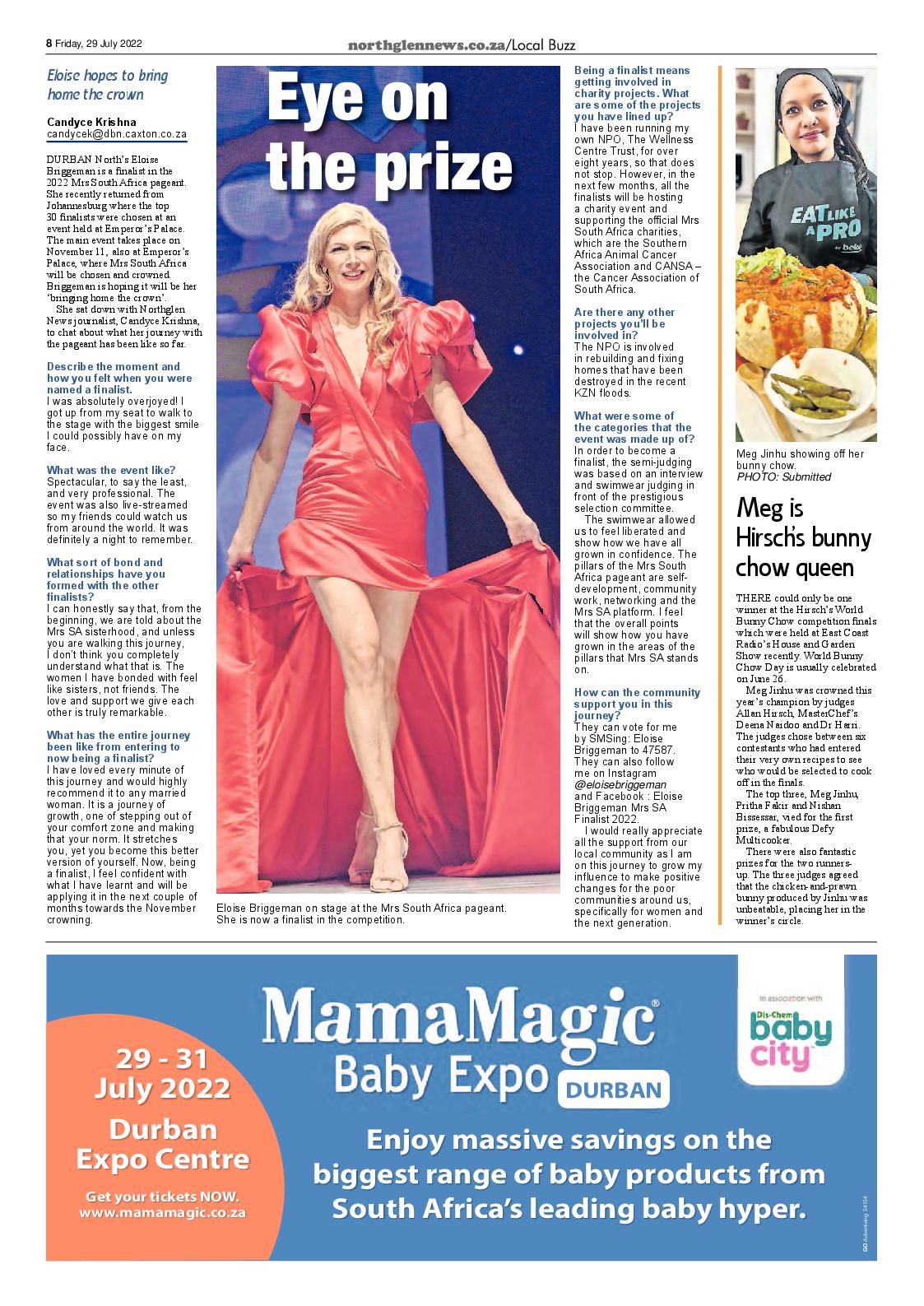 Northglen News 29 July 2022 page 8