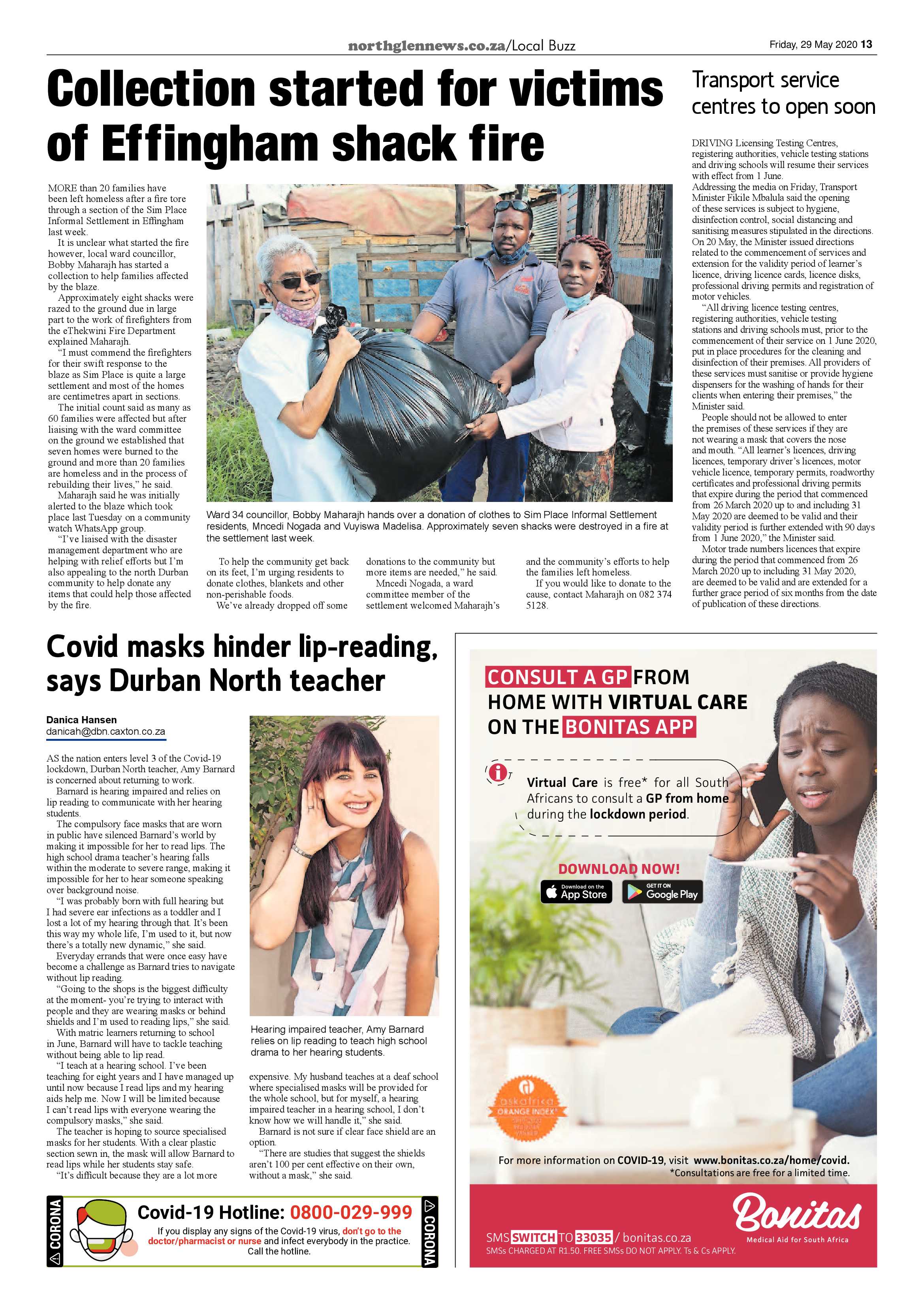 Northglen News 29 May 2020 page 13