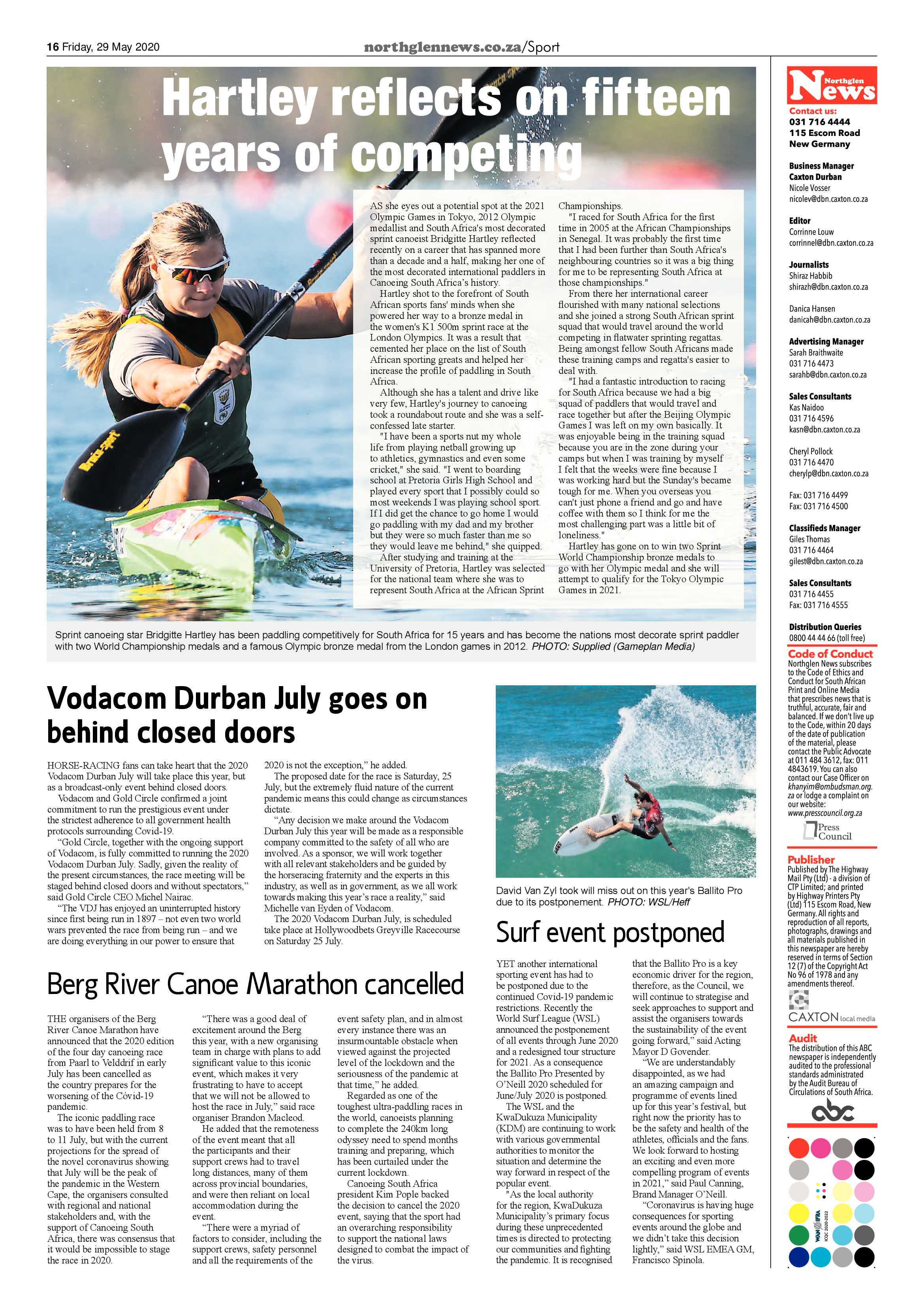 Northglen News 29 May 2020 page 16