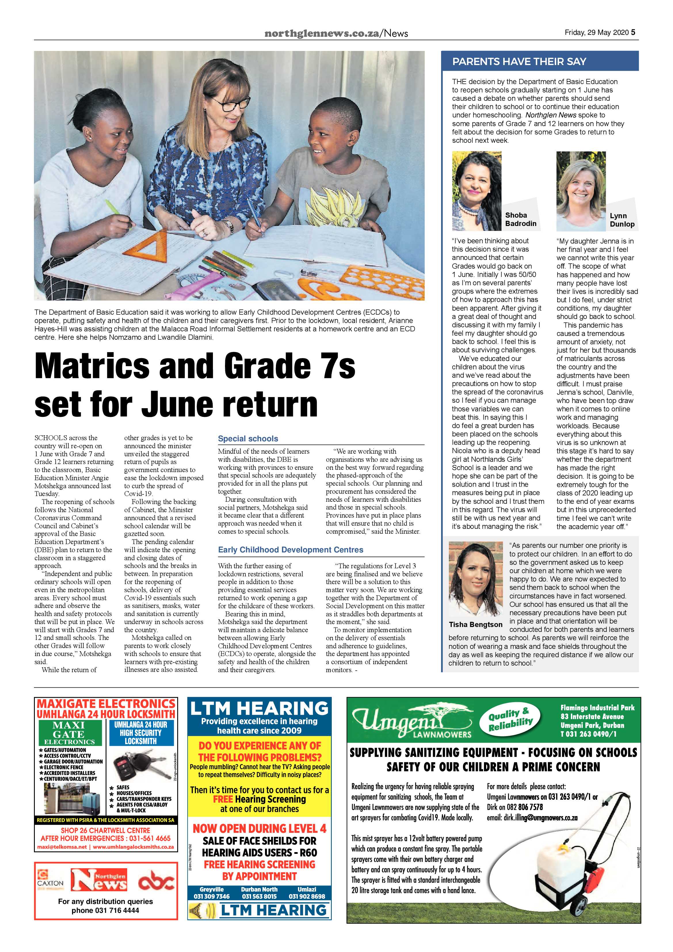 Northglen News 29 May 2020 page 5