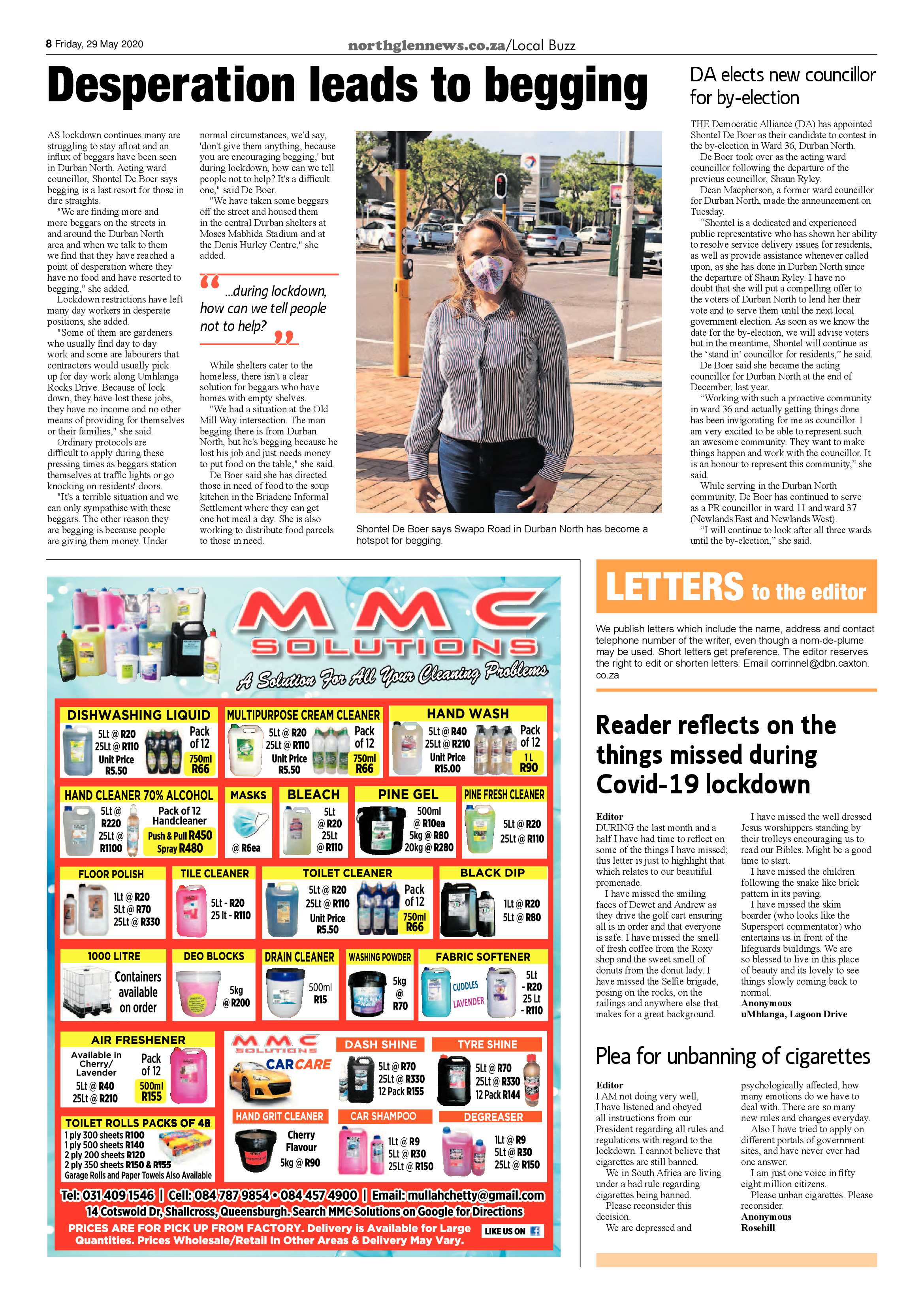 Northglen News 29 May 2020 page 8