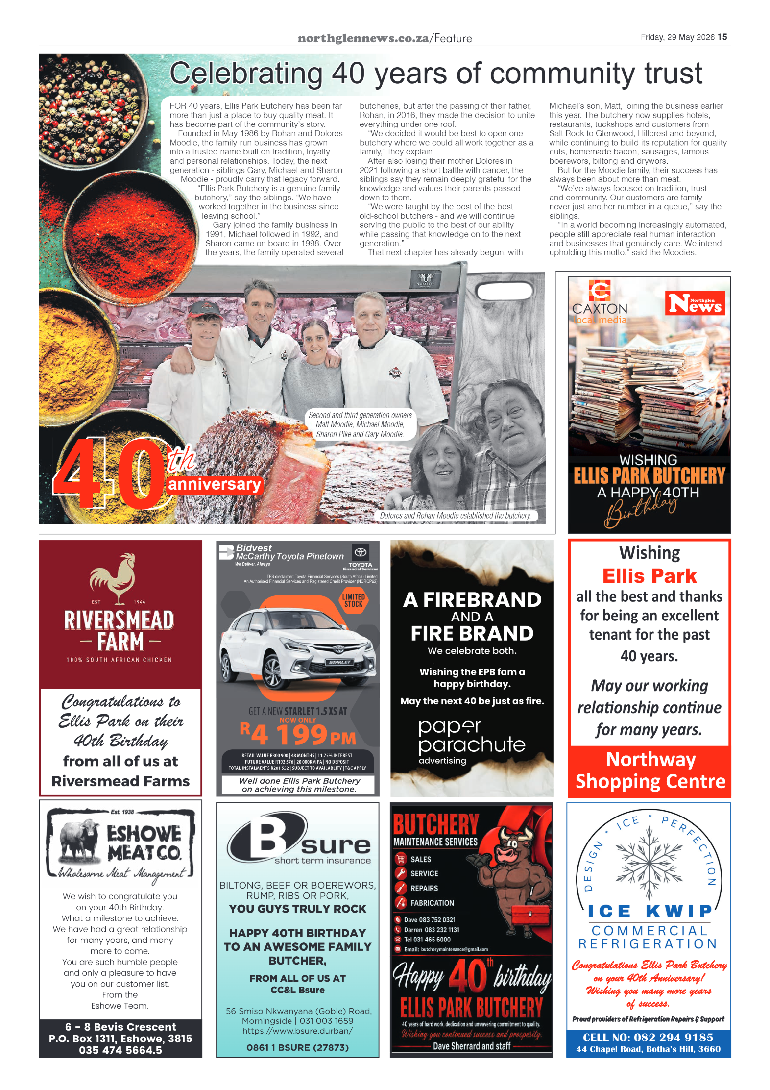 Northglen News 29 May 2026 page 15