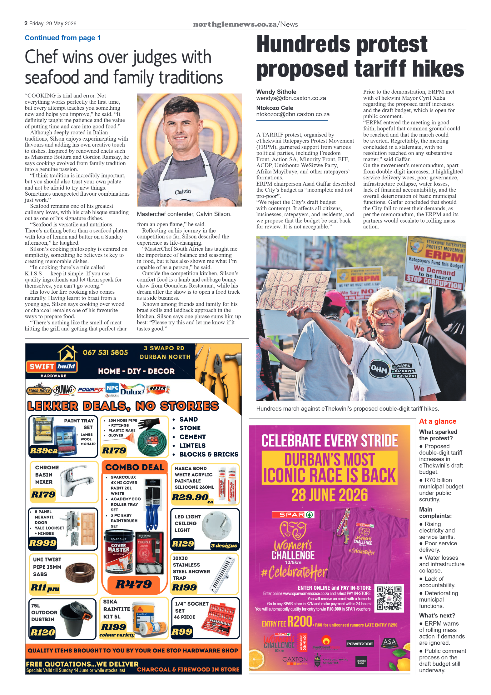 Northglen News 29 May 2026 page 2