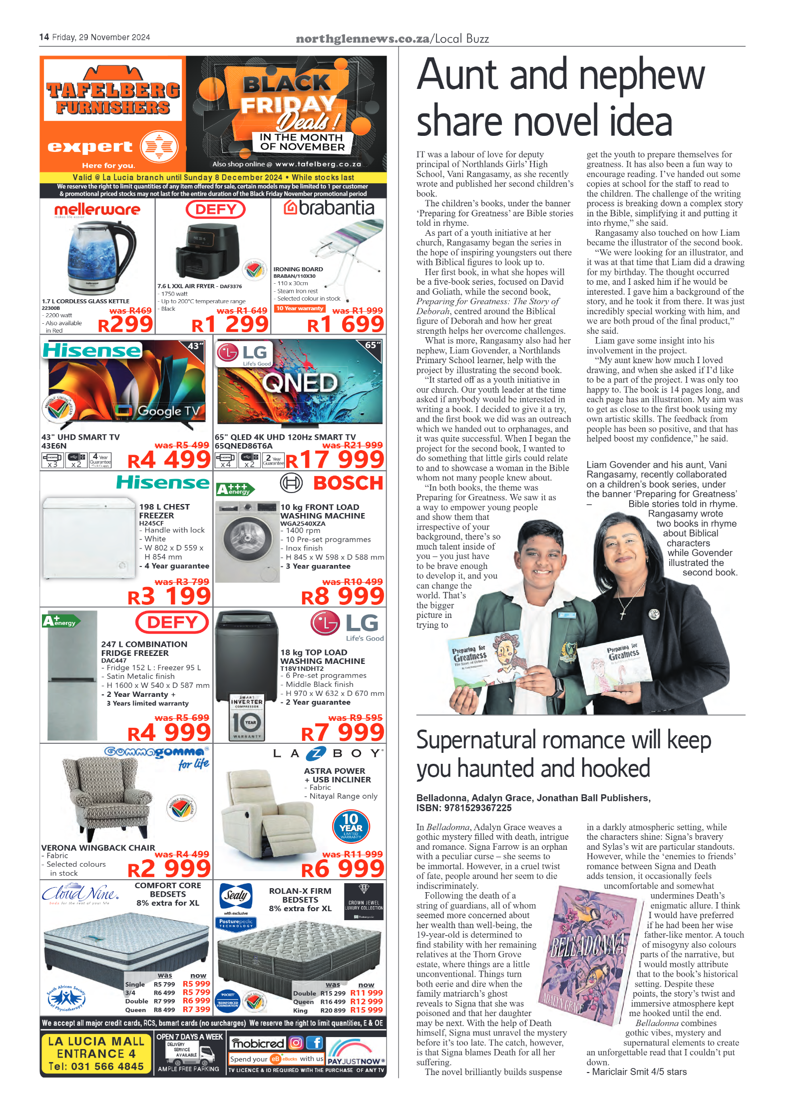 Northglen News 29 November 2024 page 14