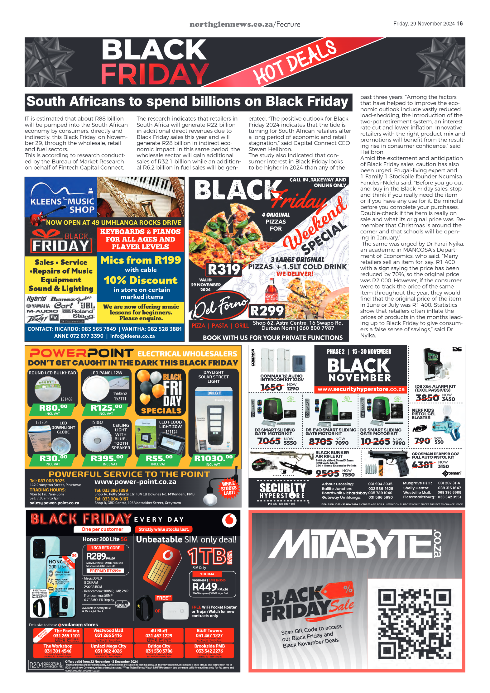 Northglen News 29 November 2024 page 16