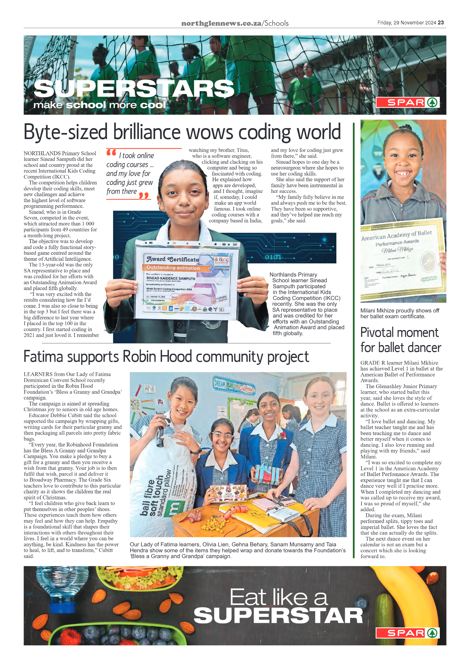 Northglen News 29 November 2024 page 23