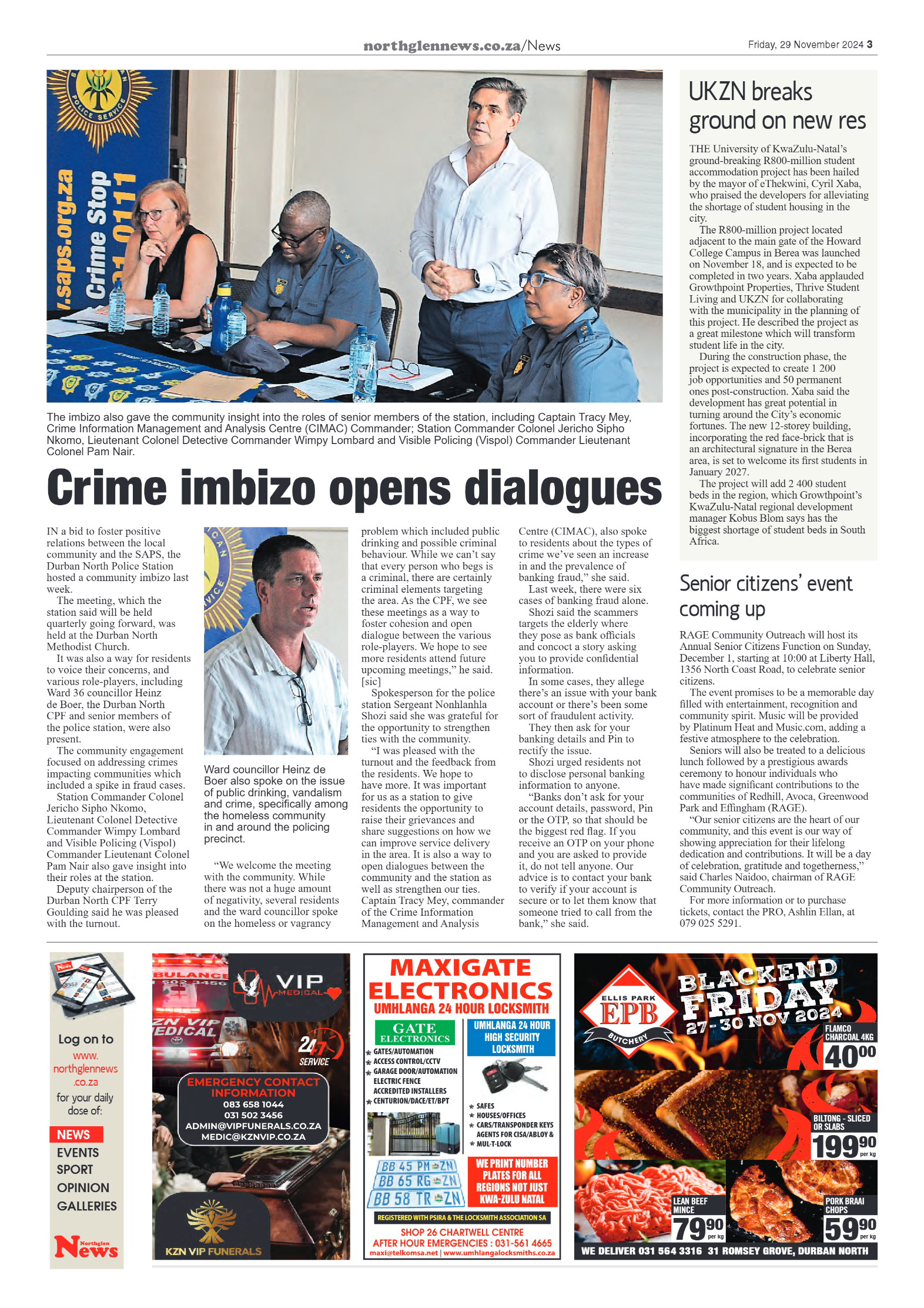 Northglen News 29 November 2024 page 3