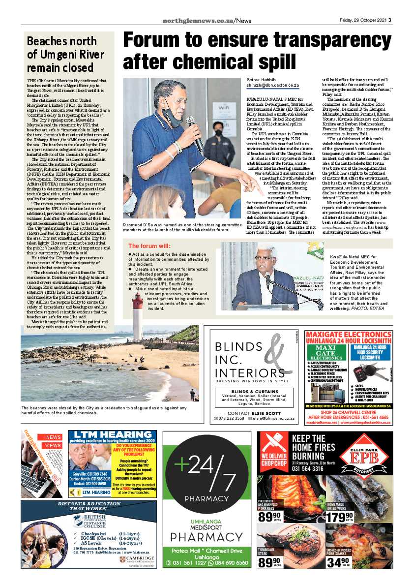 Northglen News 29 October 2021 page 3