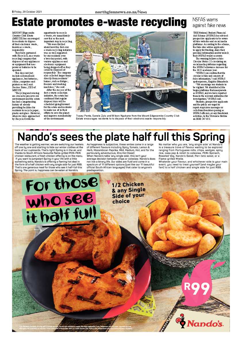 Northglen News 29 October 2021 page 8