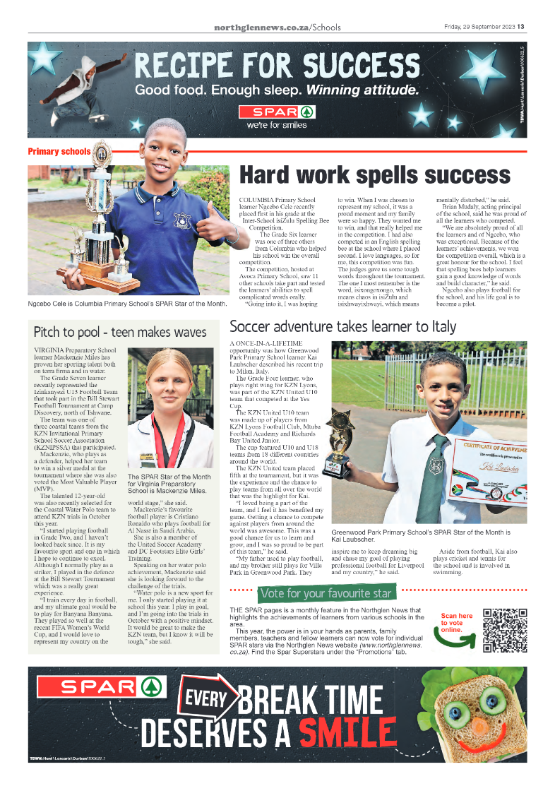 Northglen News 29 September 2023 page 13