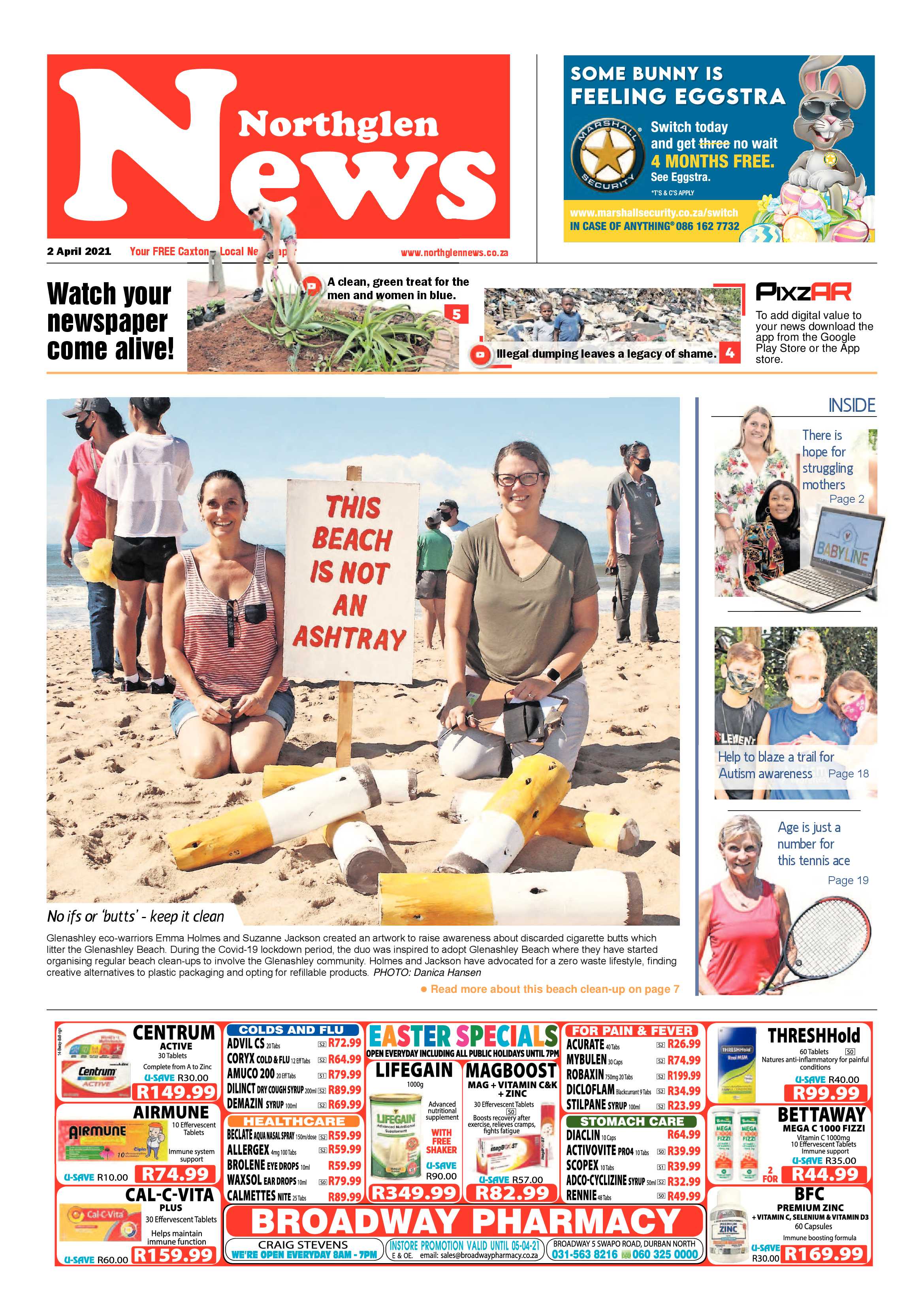 Northglen News 2 April 2021 page 1