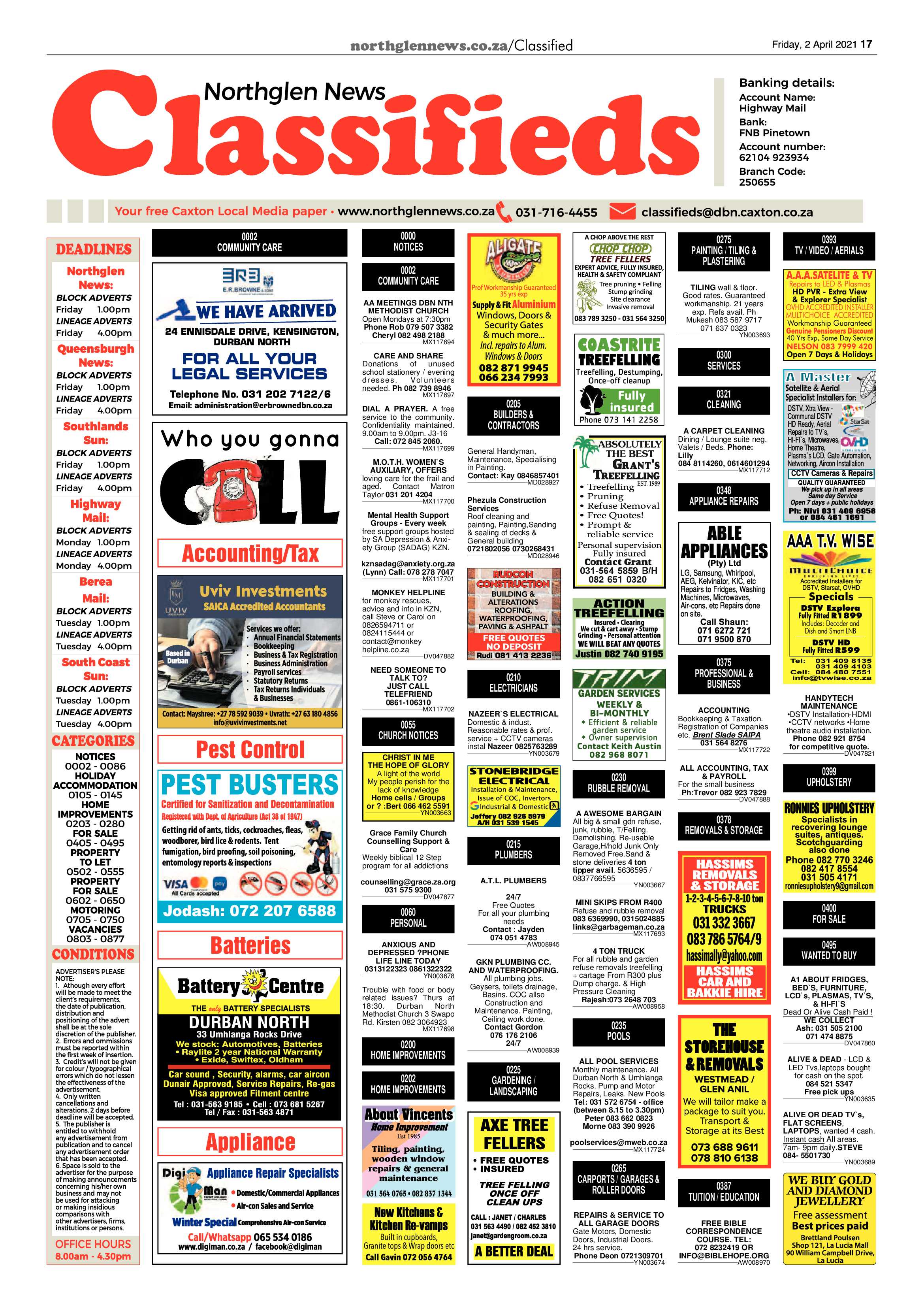 Northglen News 2 April 2021 page 17