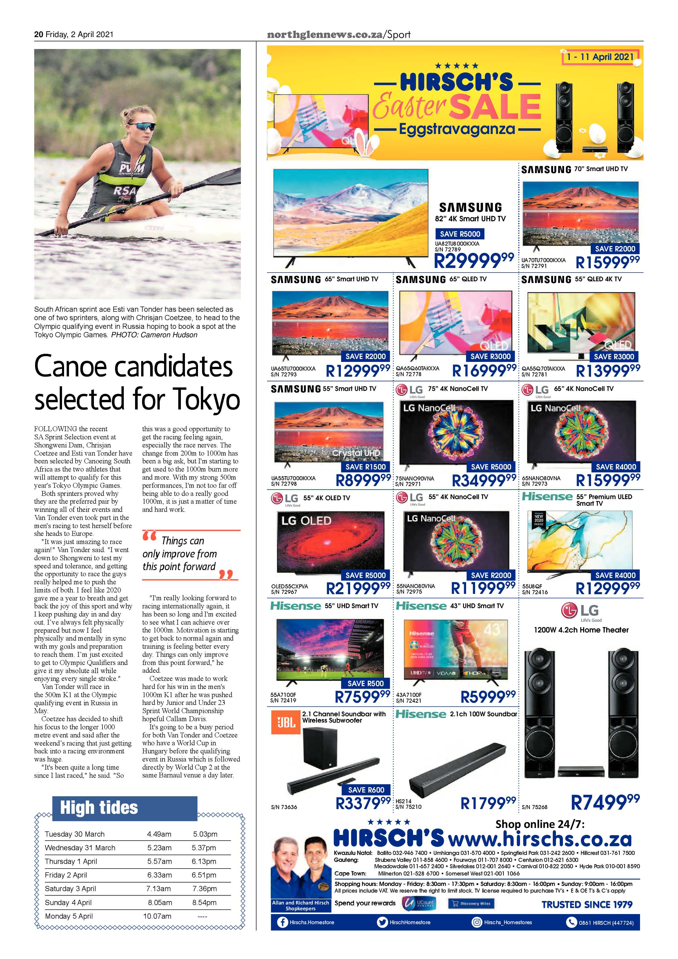 Northglen News 2 April 2021 page 20