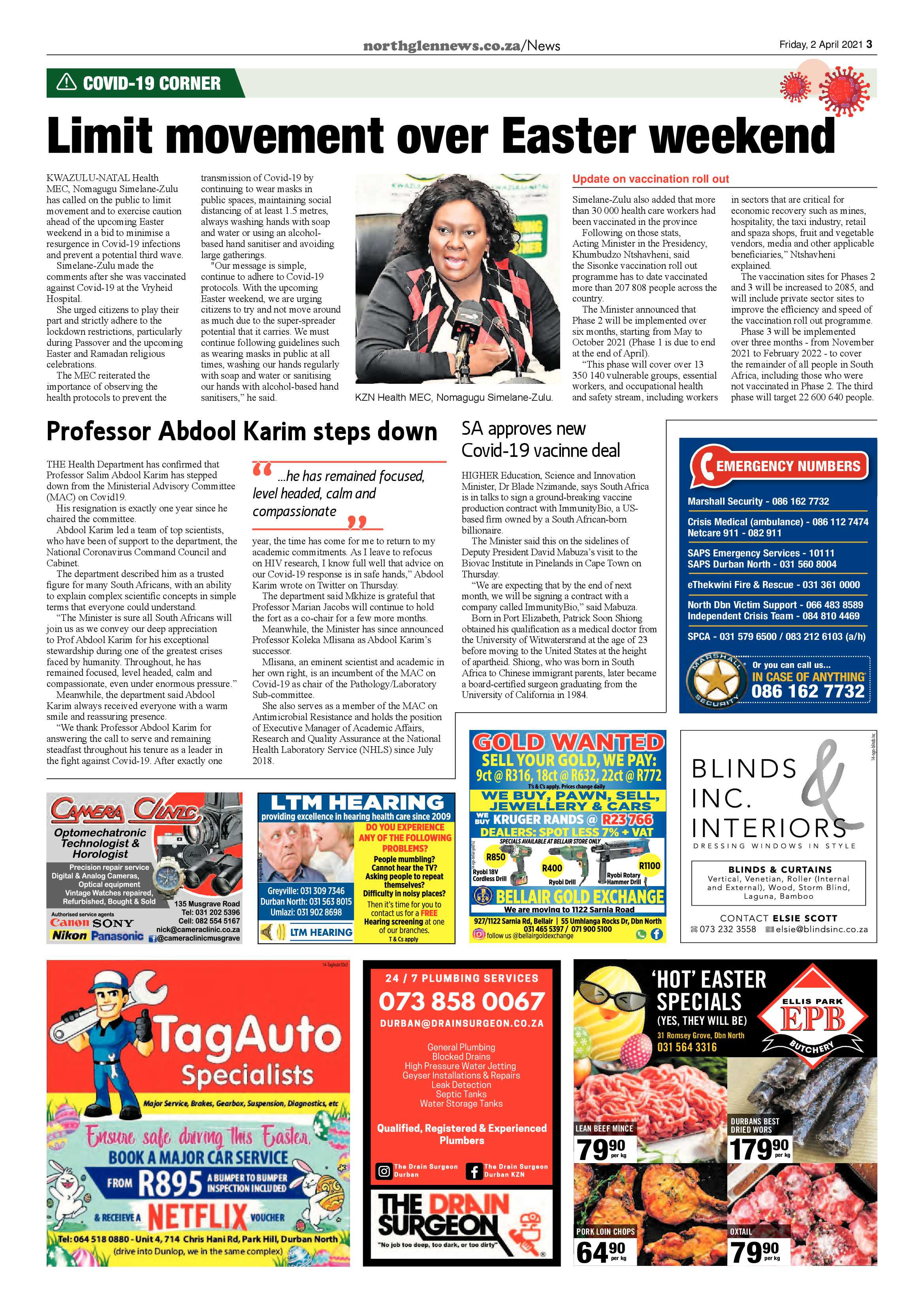 Northglen News 2 April 2021 page 3