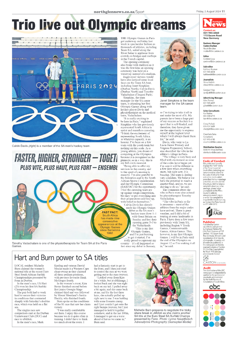 Northglen News 2 August 2024 page 11