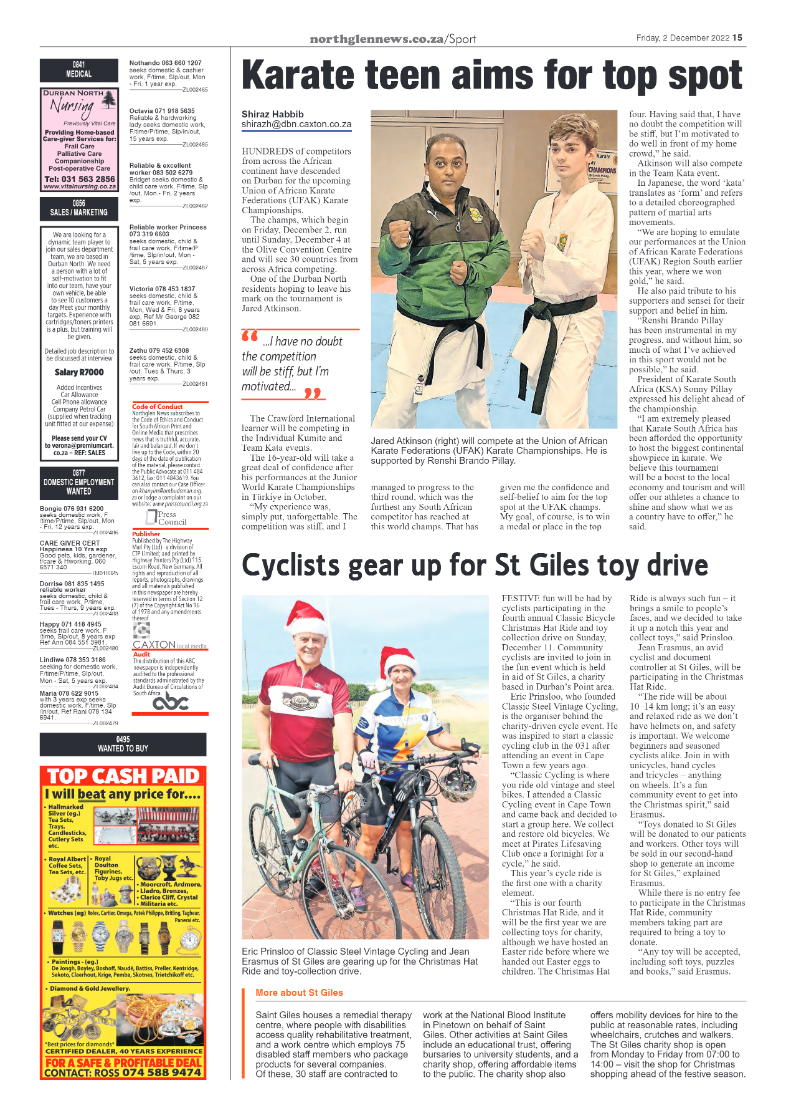 Northglen News 2 December page 15