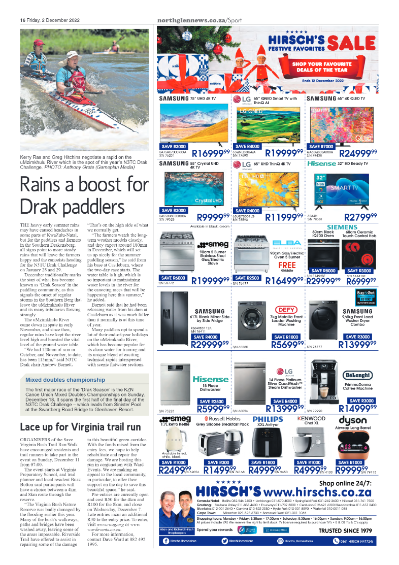 Northglen News 2 December page 16