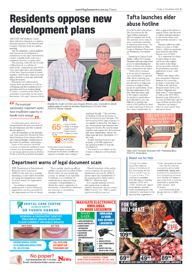 Northglen News 2 December page 3