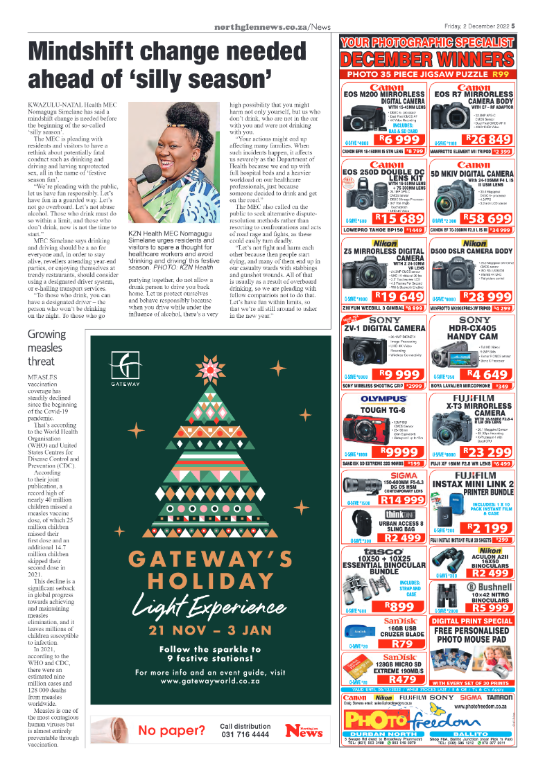 Northglen News 2 December page 5