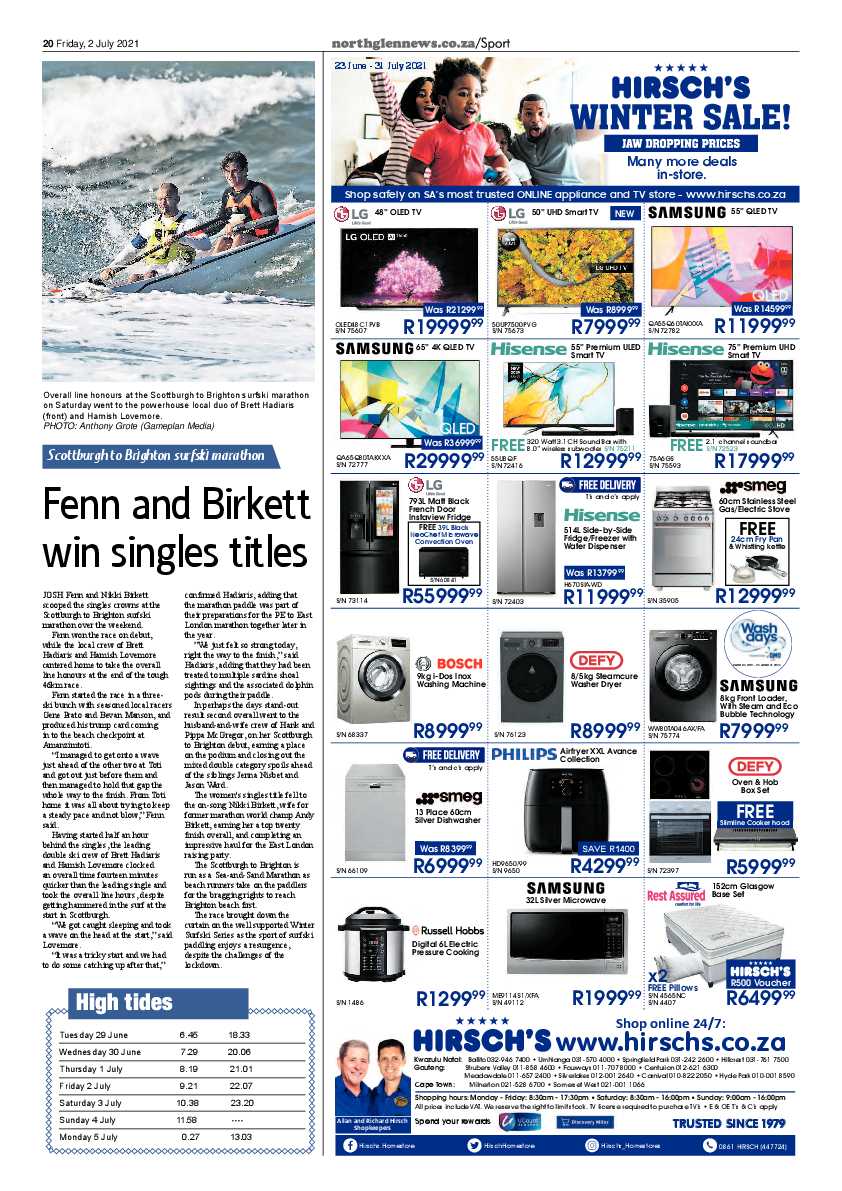 Northglen News 2 July 2021 page 20