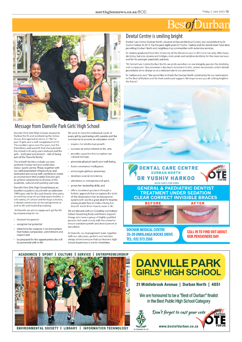 Northglen News 2 June 2023 page 13