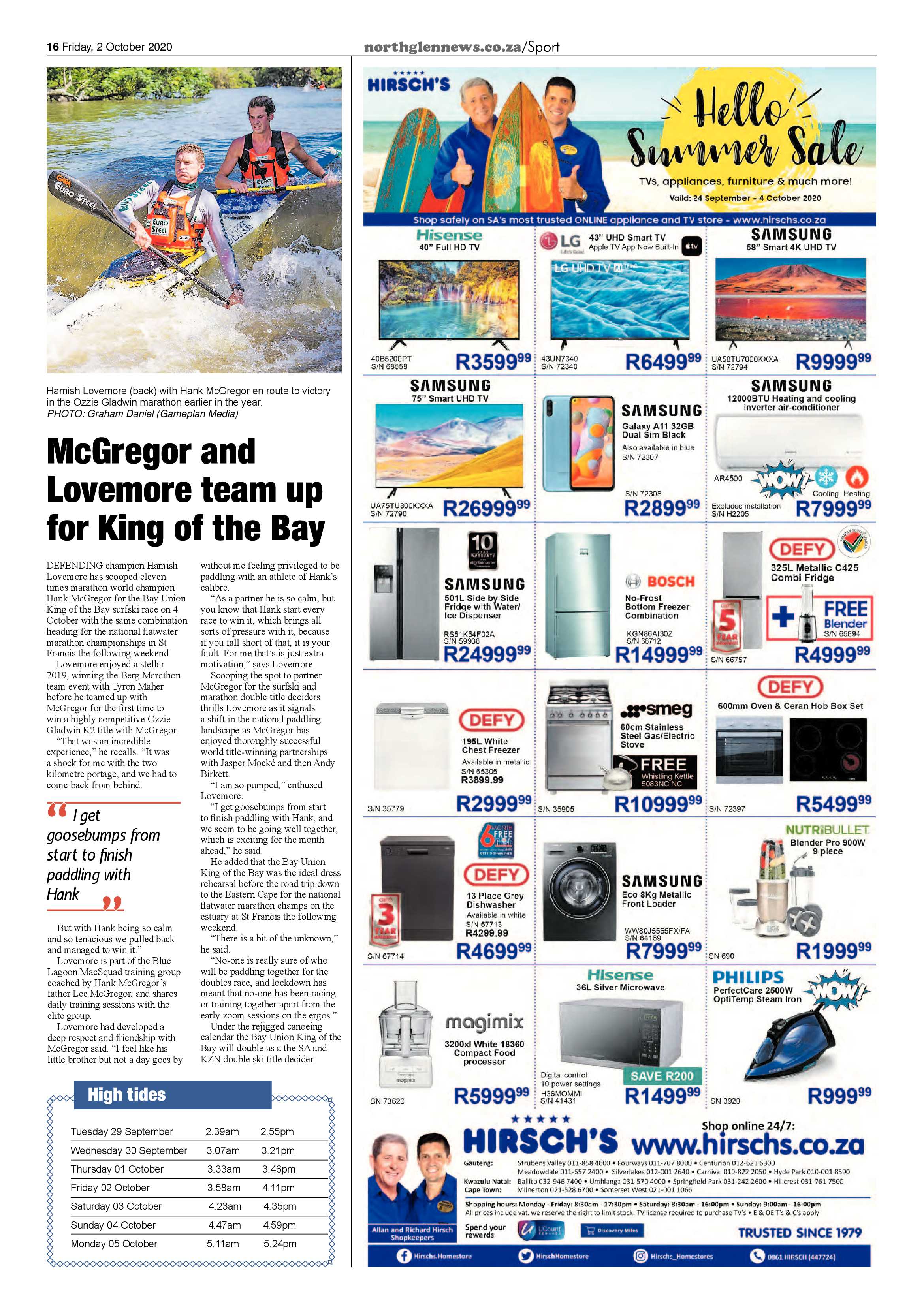 Northglen News 2 October 2020 page 16