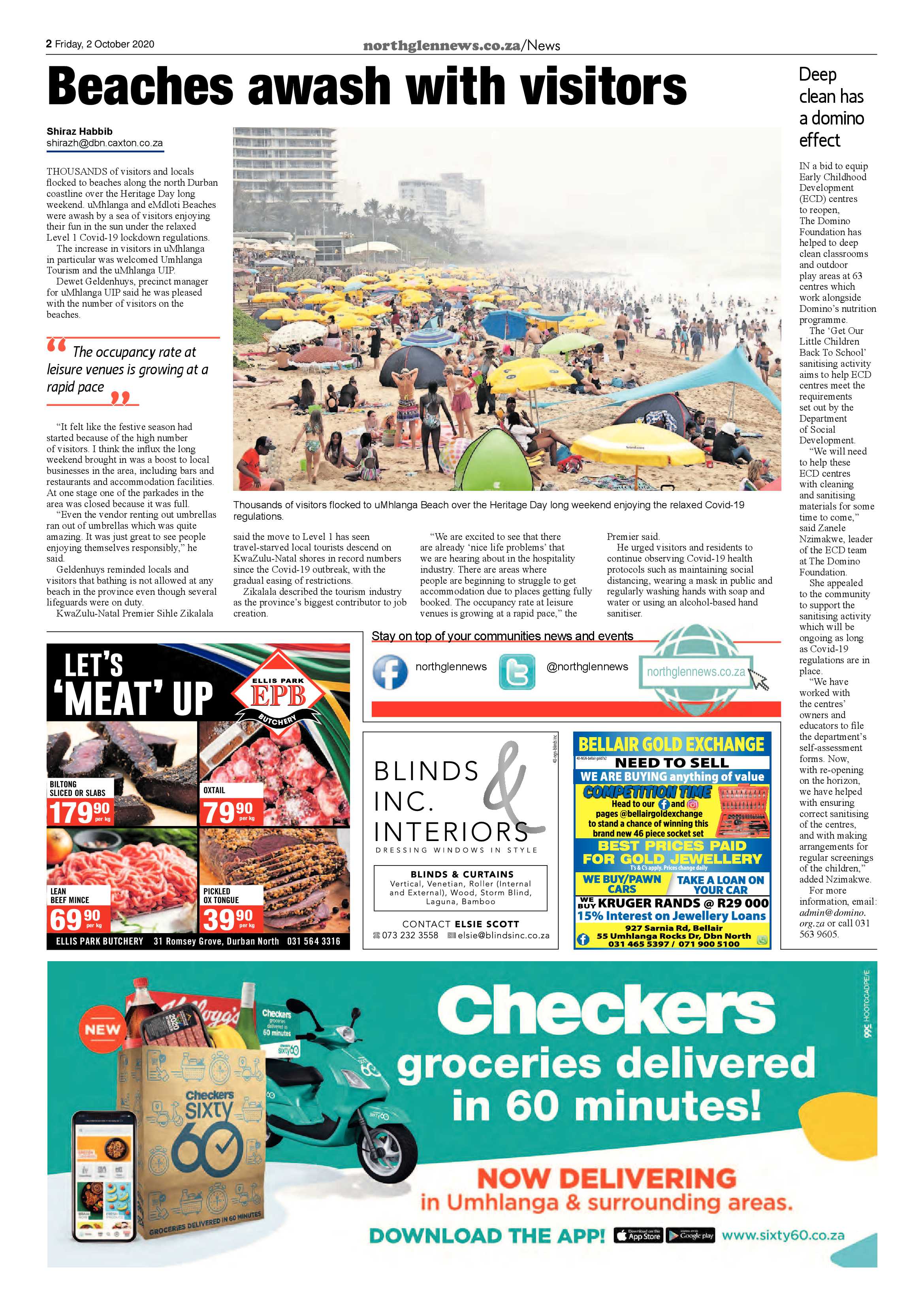 Northglen News 2 October 2020 page 2