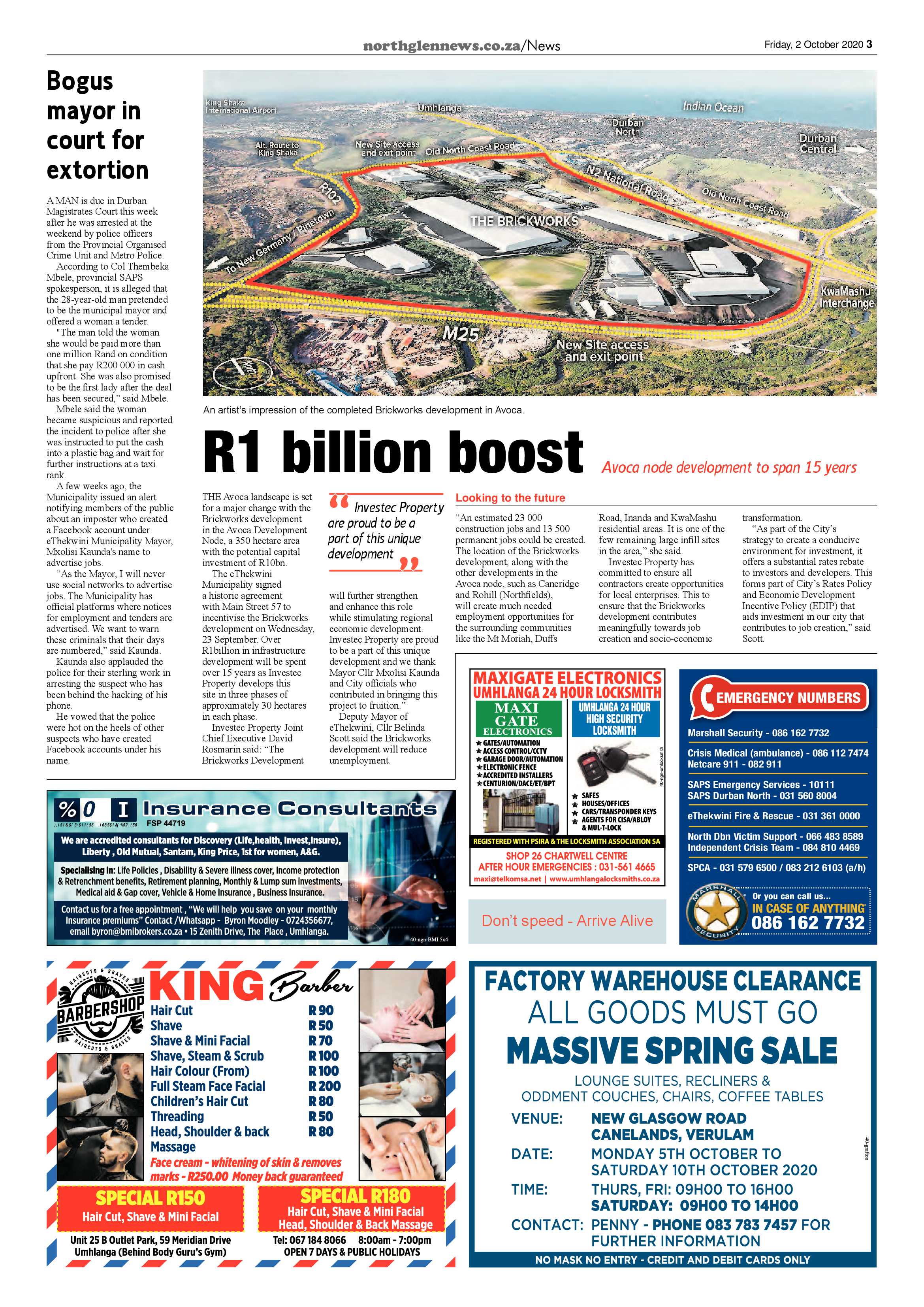Northglen News 2 October 2020 page 3