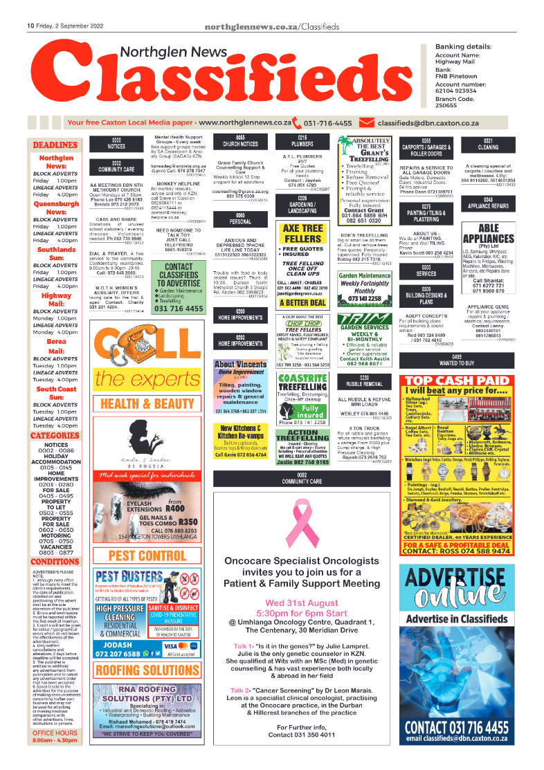 Northglen News 2 September 2022 page 10
