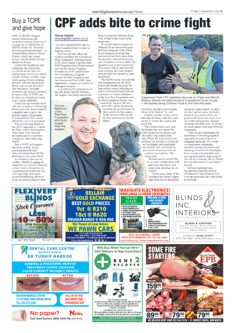 Northglen News 2 September 2022 page 3