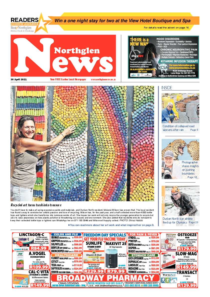 Northglen News 30 April 2021 page 1