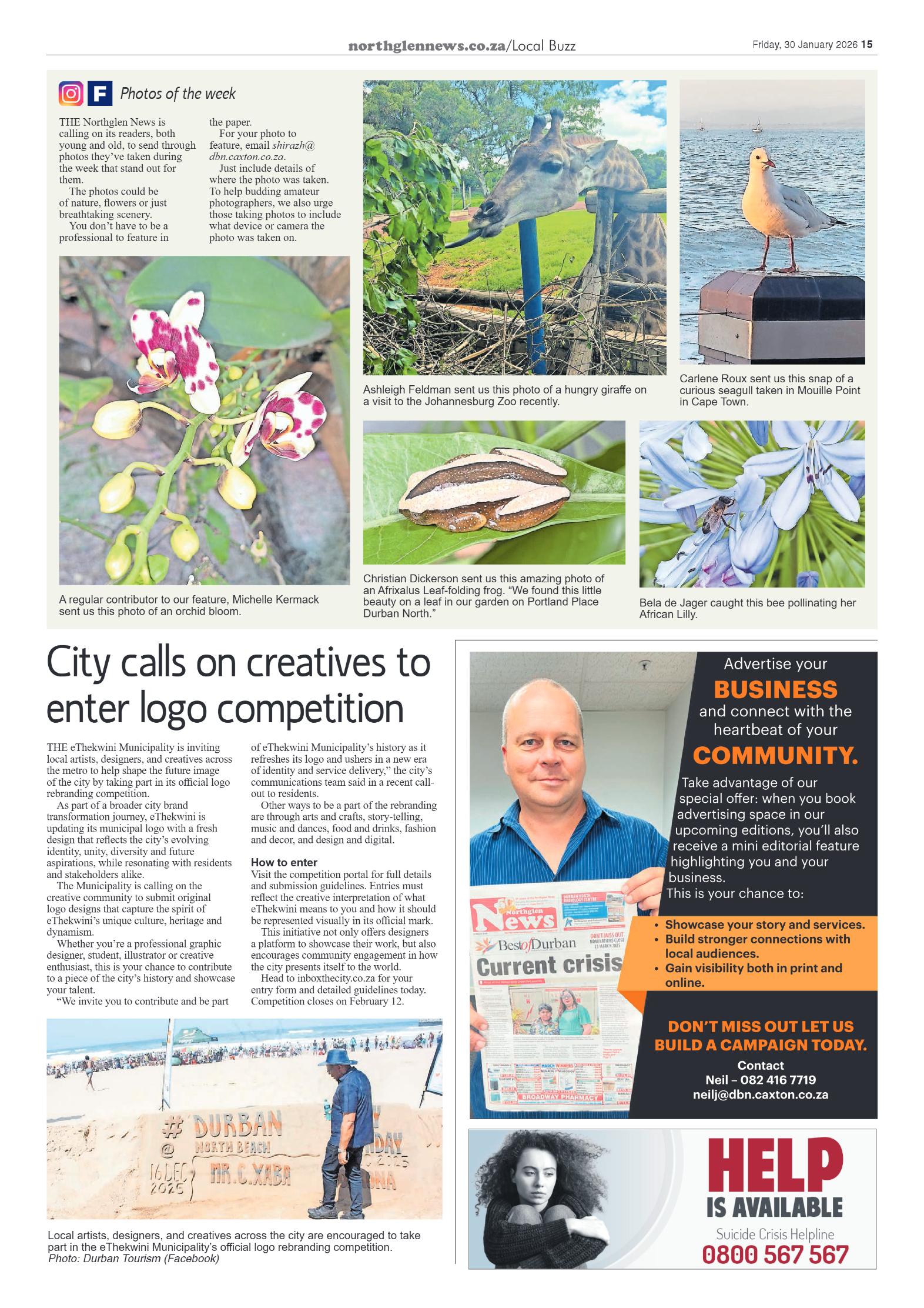Northglen News 30 January 2026 page 15