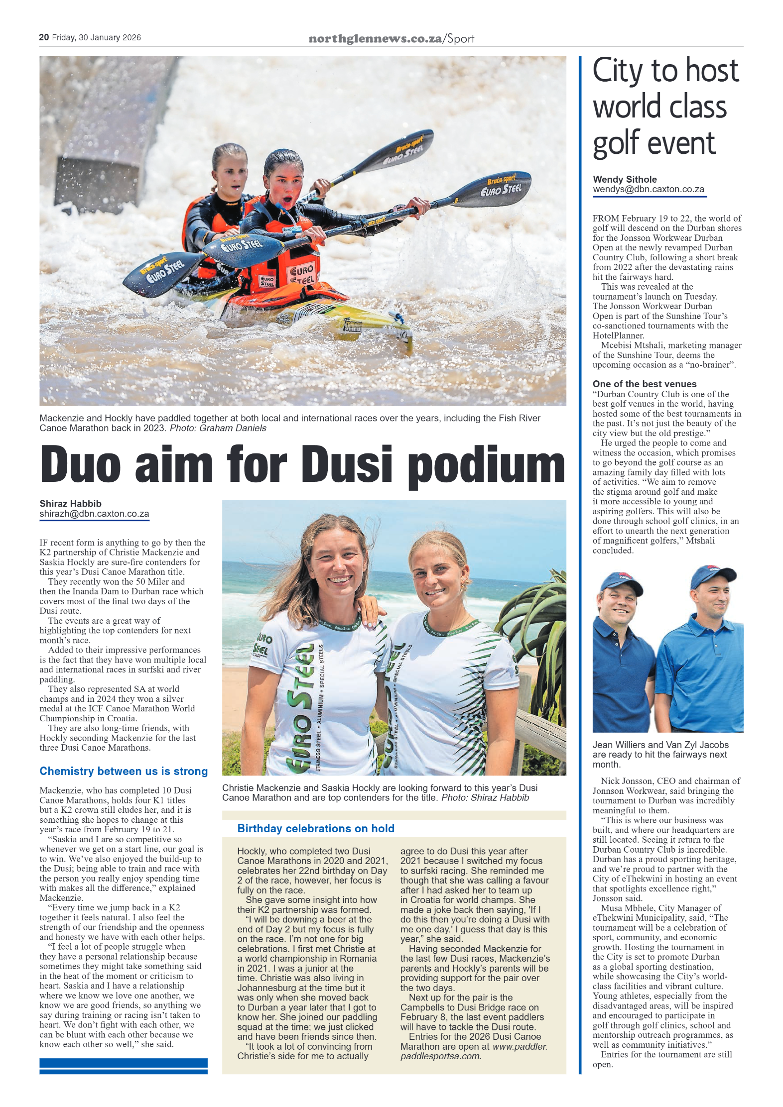 Northglen News 30 January 2026 page 20