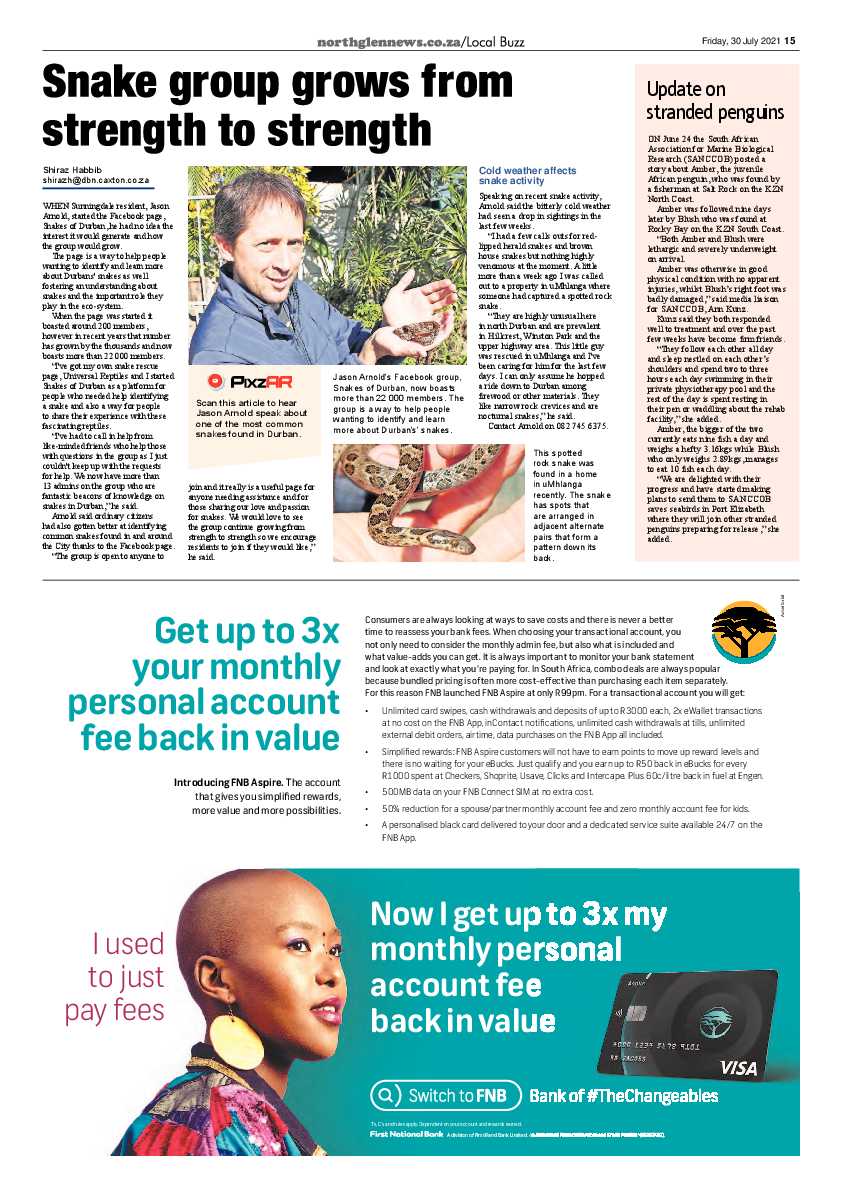 Northglen News 30 July 2021 page 15