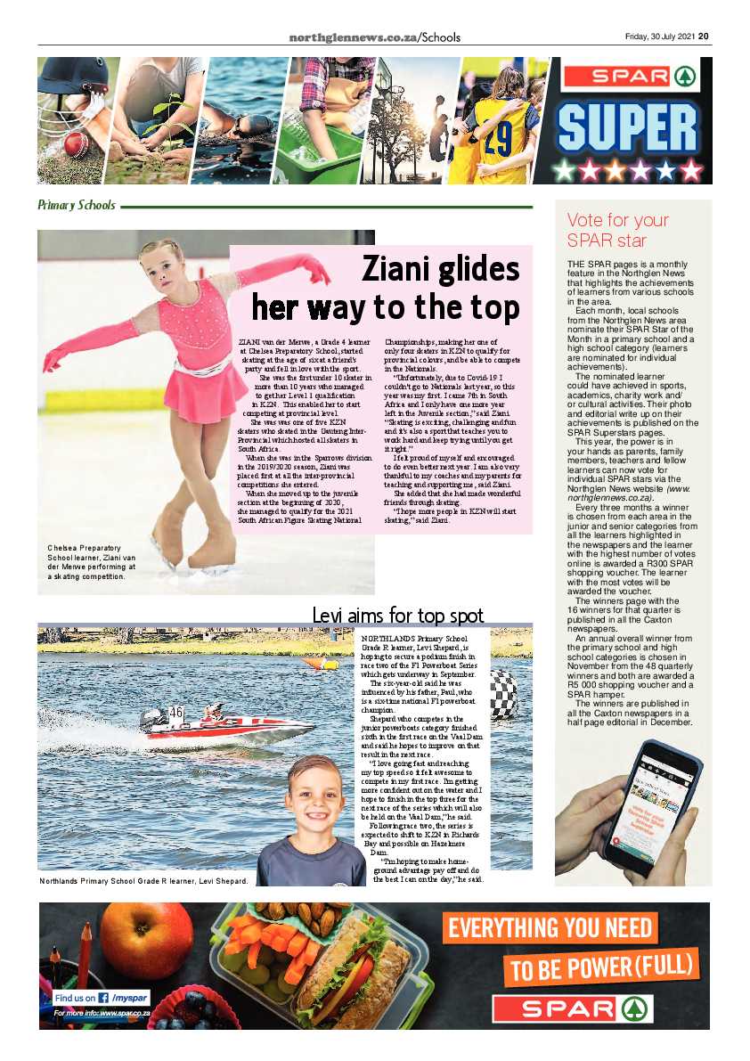 Northglen News 30 July 2021 page 20