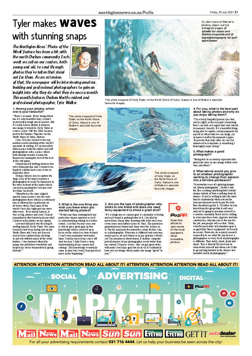 Northglen News 30 July 2021 page 21