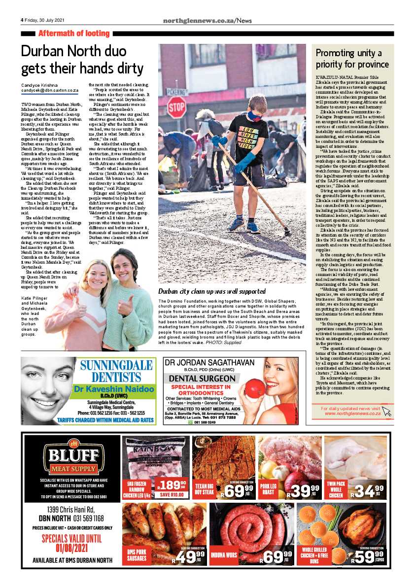 Northglen News 30 July 2021 page 4