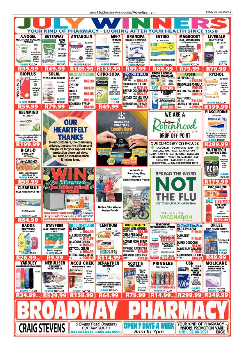 Northglen News 30 July 2021 page 7