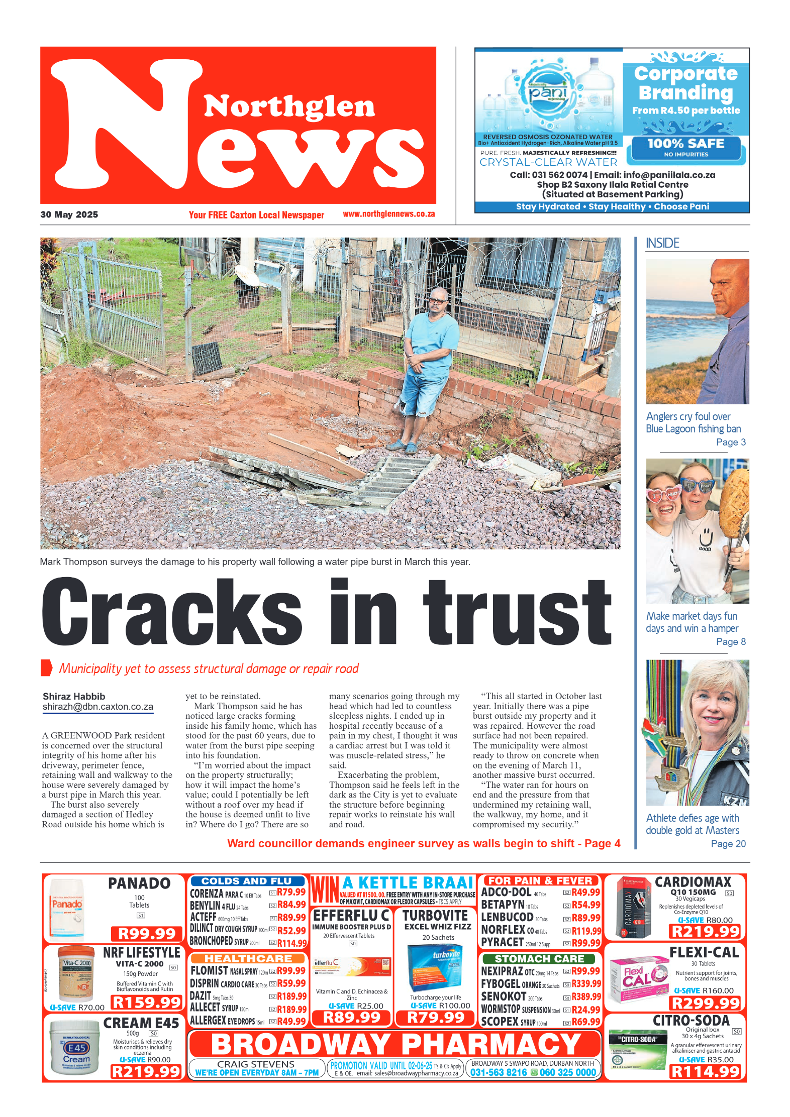 Northglen News 30 May 2025 page 1