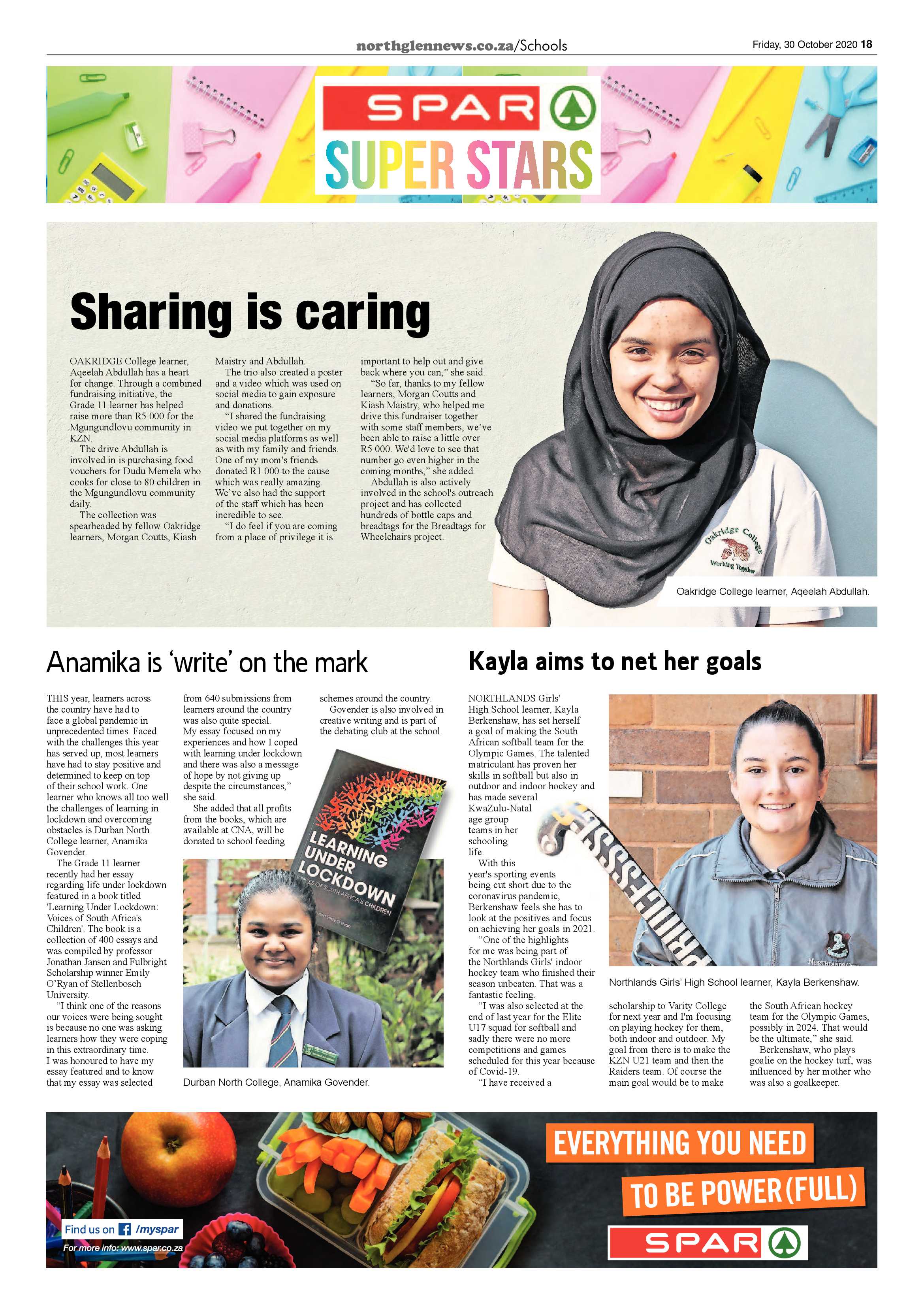 Northglen News 30 October 2020 page 18