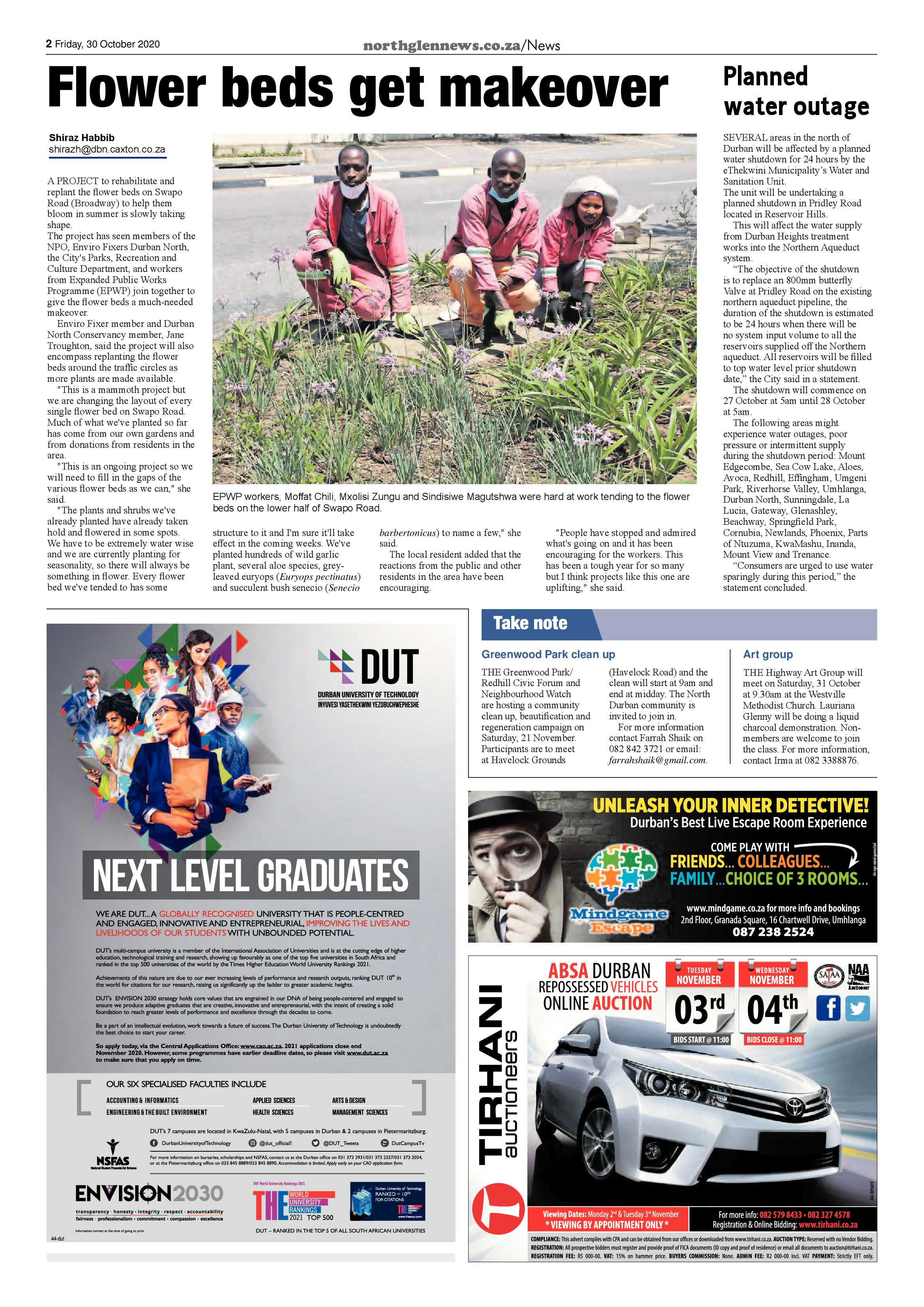 Northglen News 30 October 2020 page 2