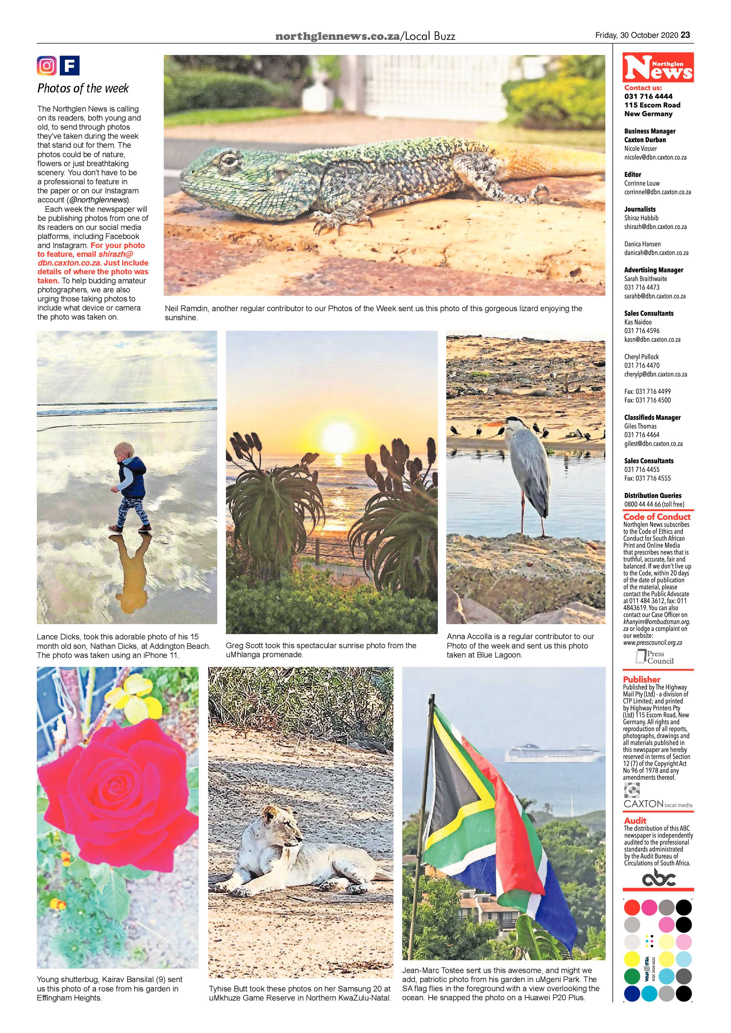 Northglen News 30 October 2020 page 23