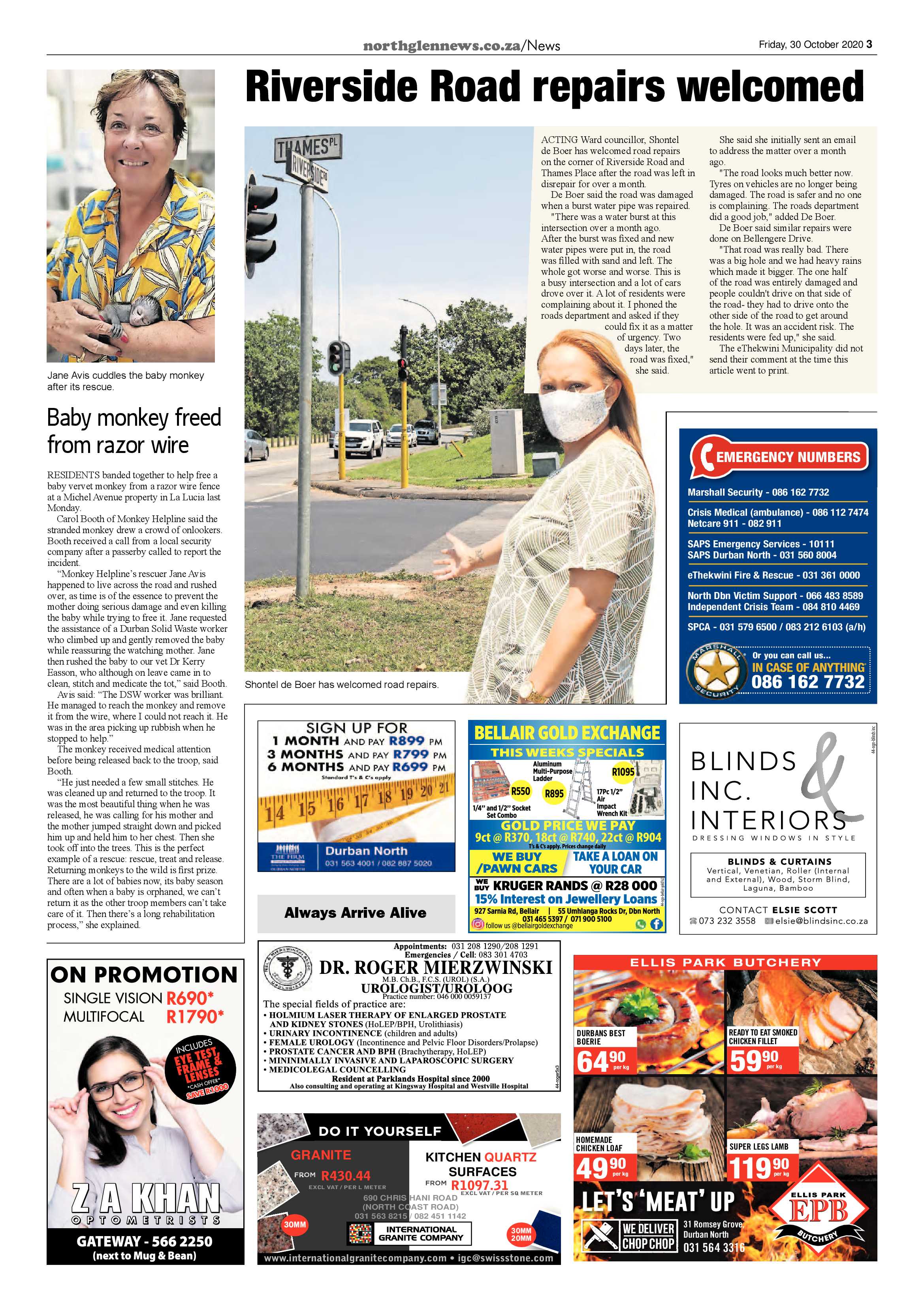 Northglen News 30 October 2020 page 3