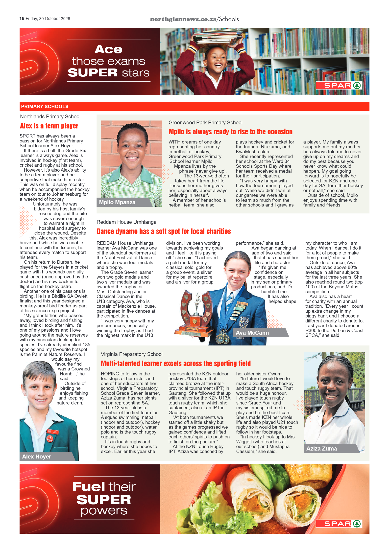 Northglen News 30 October 2026 page 16