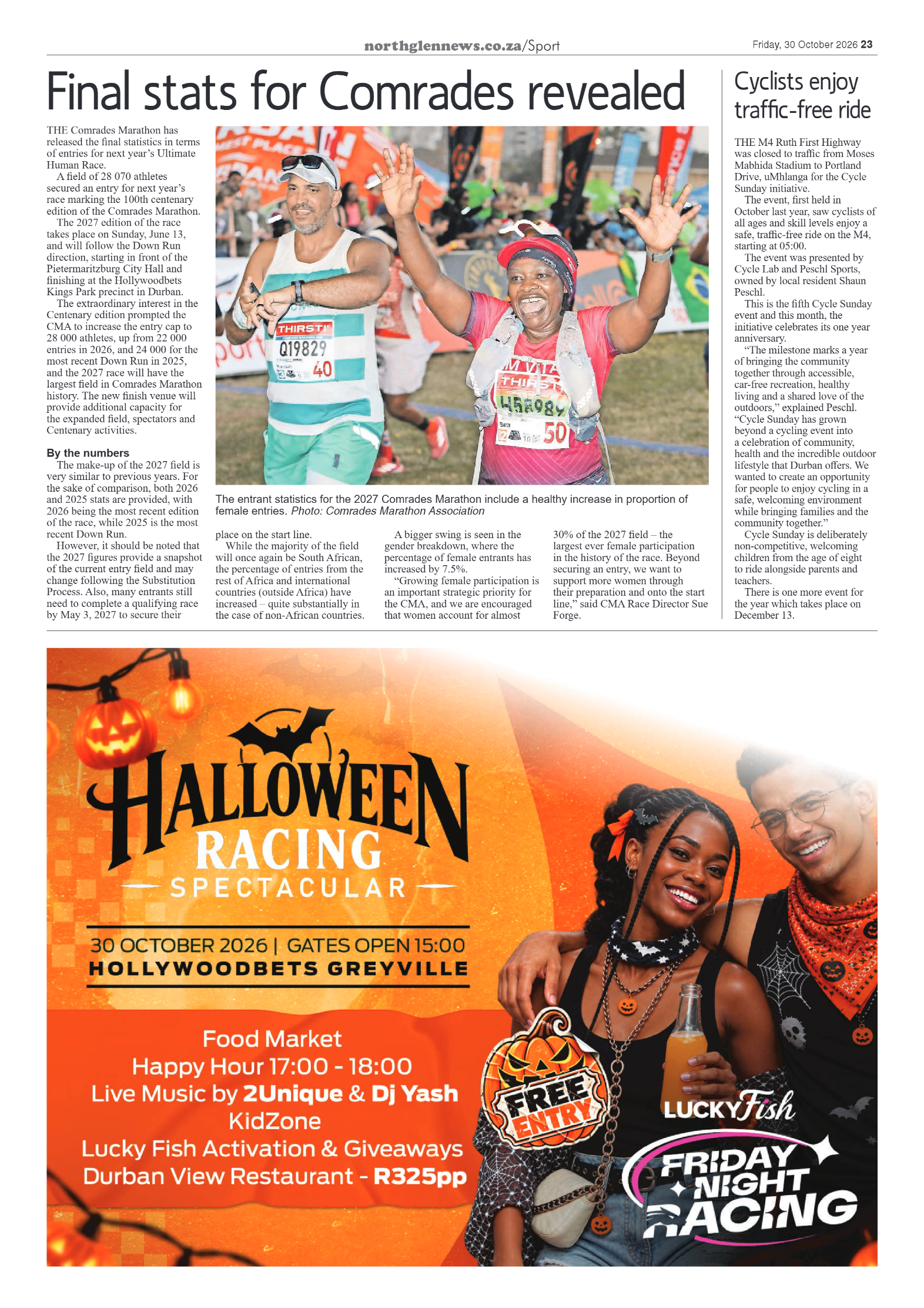 Northglen News 30 October 2026 page 23