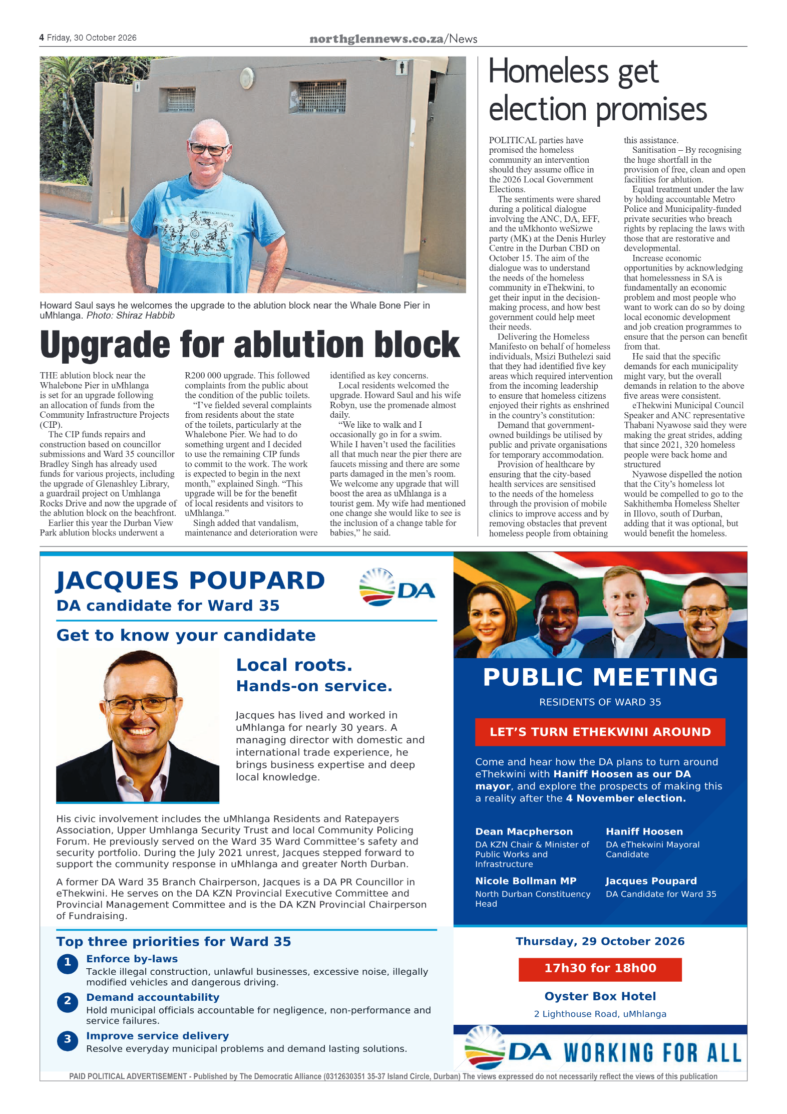 Northglen News 30 October 2026 page 4