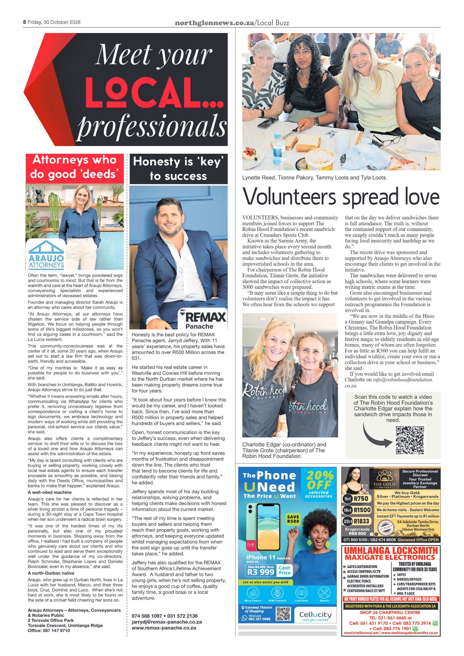 Northglen News 30 October 2026 page 8