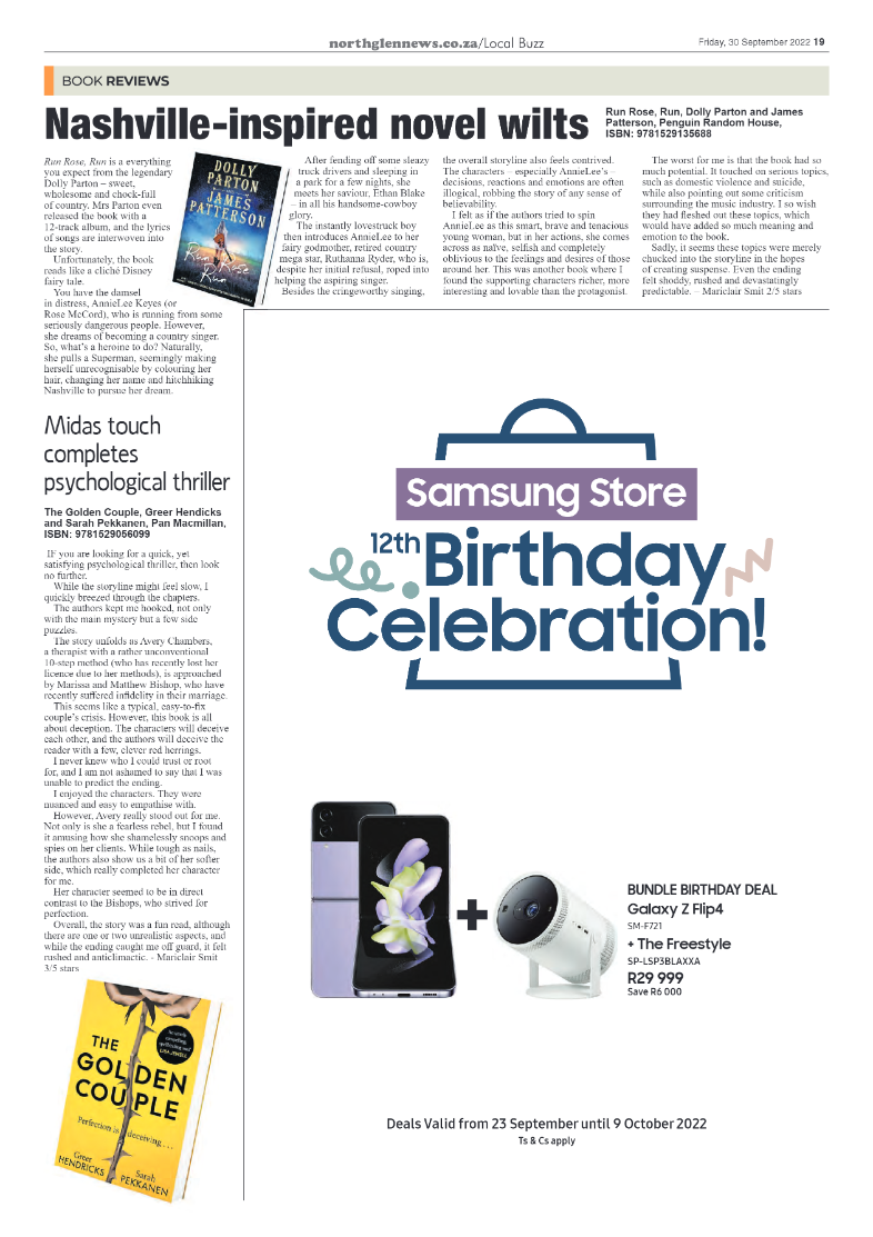 Northglen News 30 September 2022 page 19